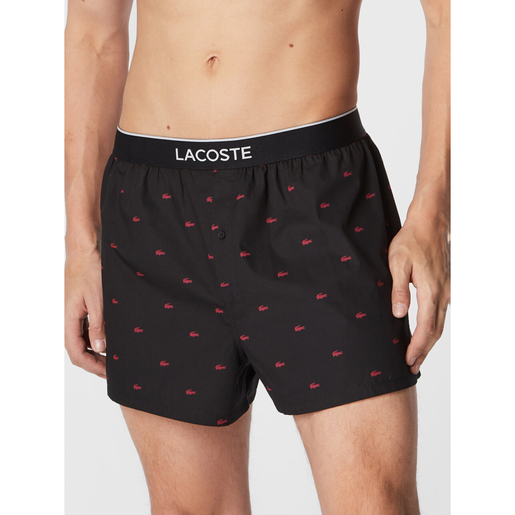 Lacoste Set 3 perechi de boxeri 7H1761 Negru - Pled.ro