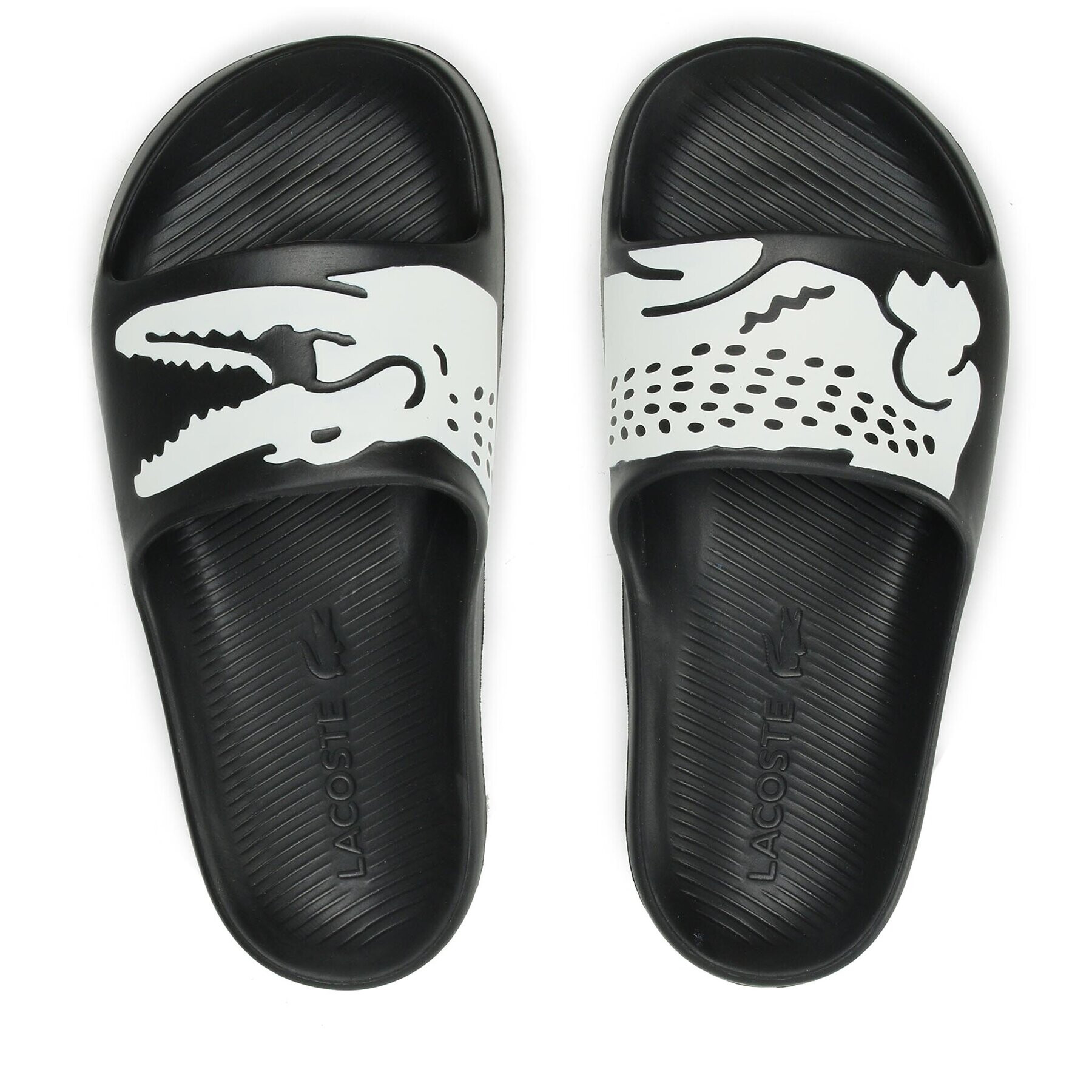 Lacoste Șlapi Croco 2.0 0721 1 Cfa 7-41CFA0035 Negru - Pled.ro