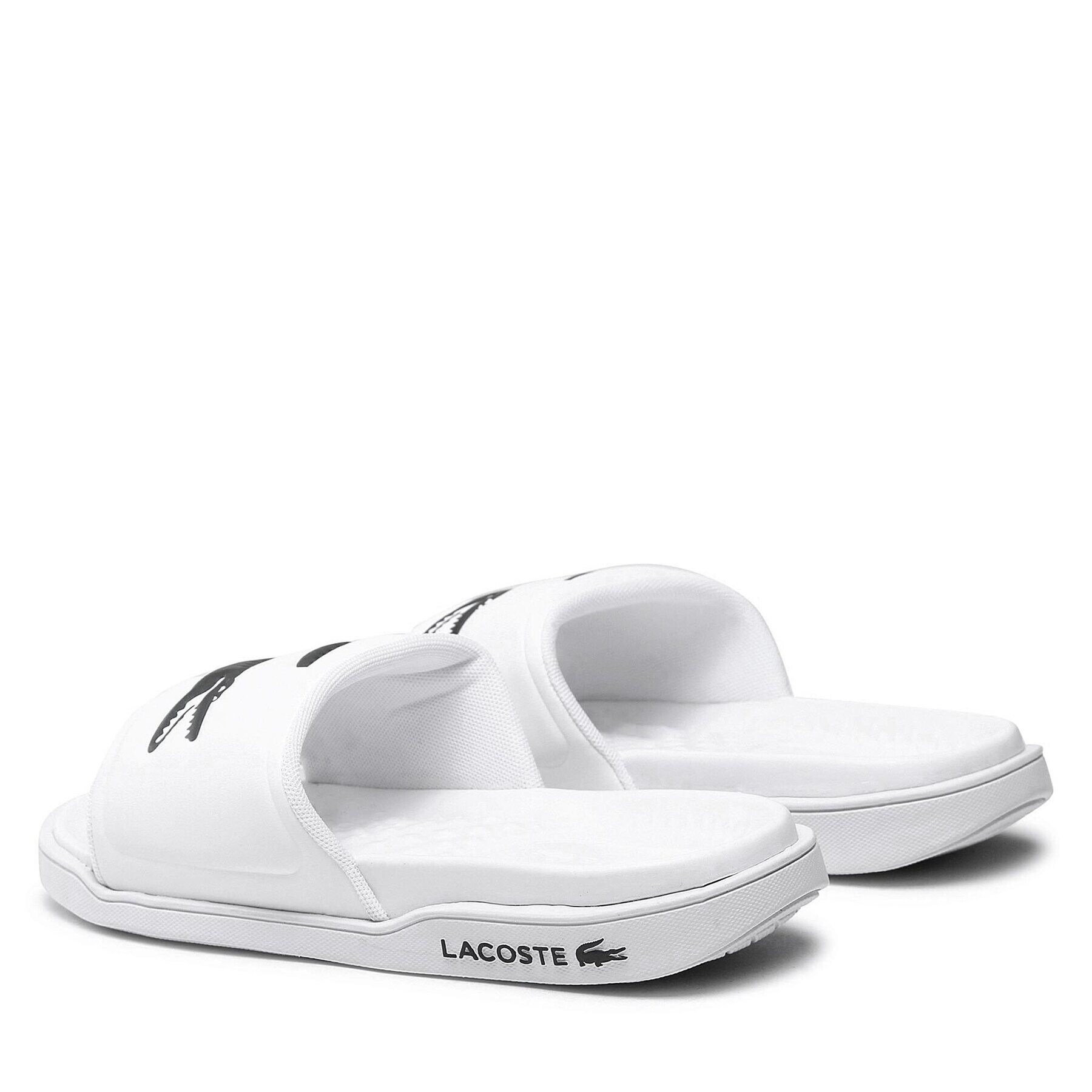 Lacoste Șlapi Croco Dualiste 0922 2 Cfa 743CFA00401R5 Alb - Pled.ro