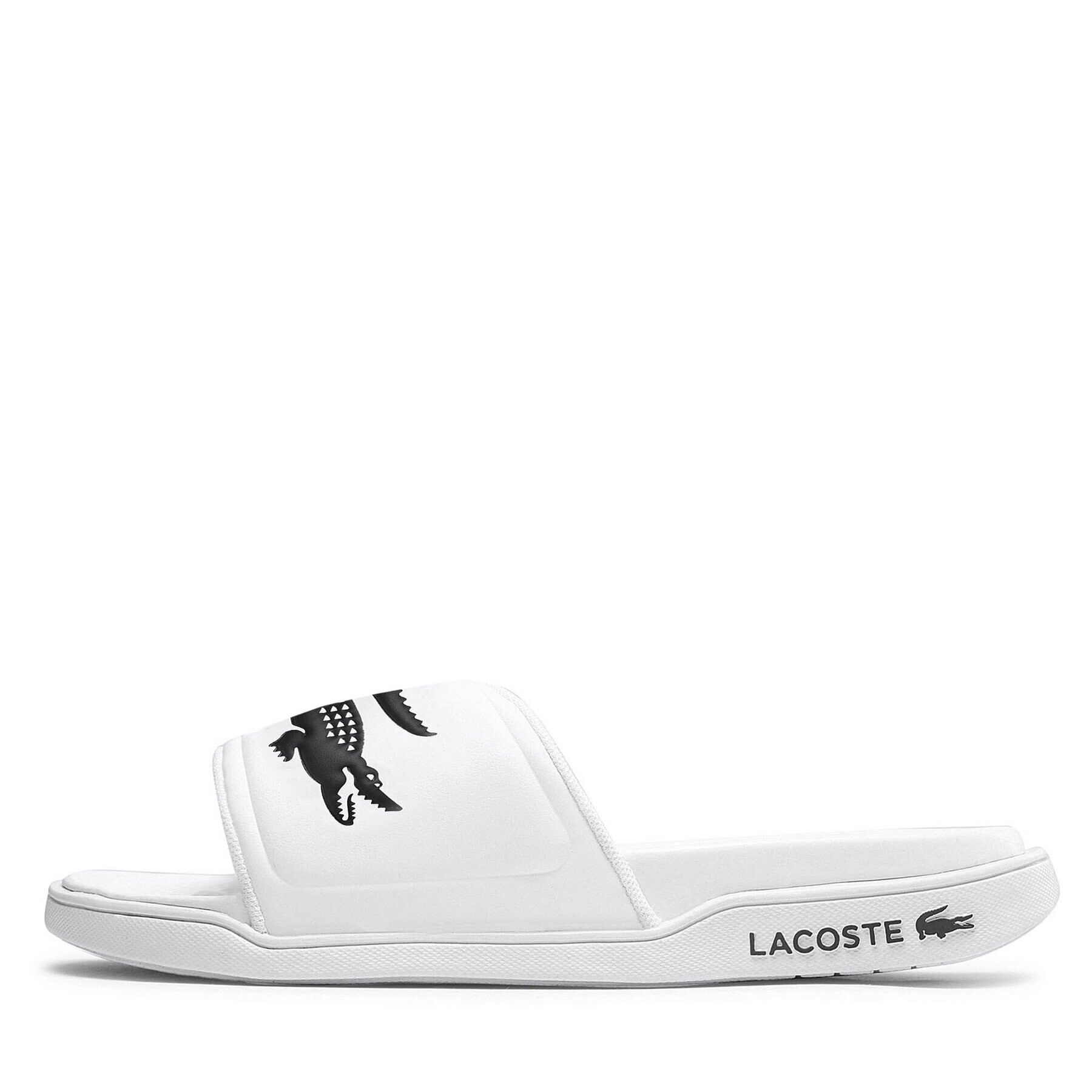 Lacoste Șlapi Croco Dualiste 0922 2 Cfa 743CFA00401R5 Alb - Pled.ro