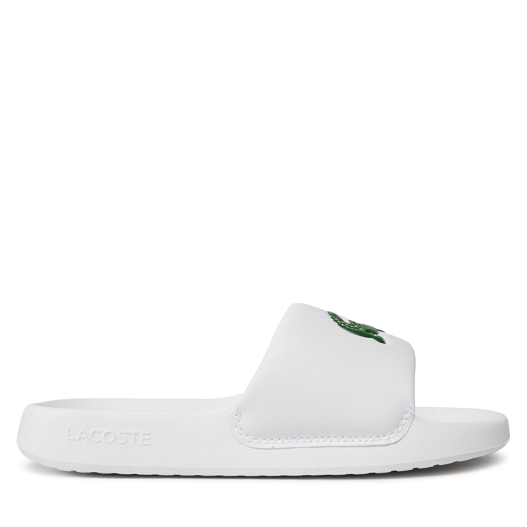 Lacoste Şlapi Serve Slide 1.0 123 1 Cuj 745CUJ0012-082 Alb - Pled.ro