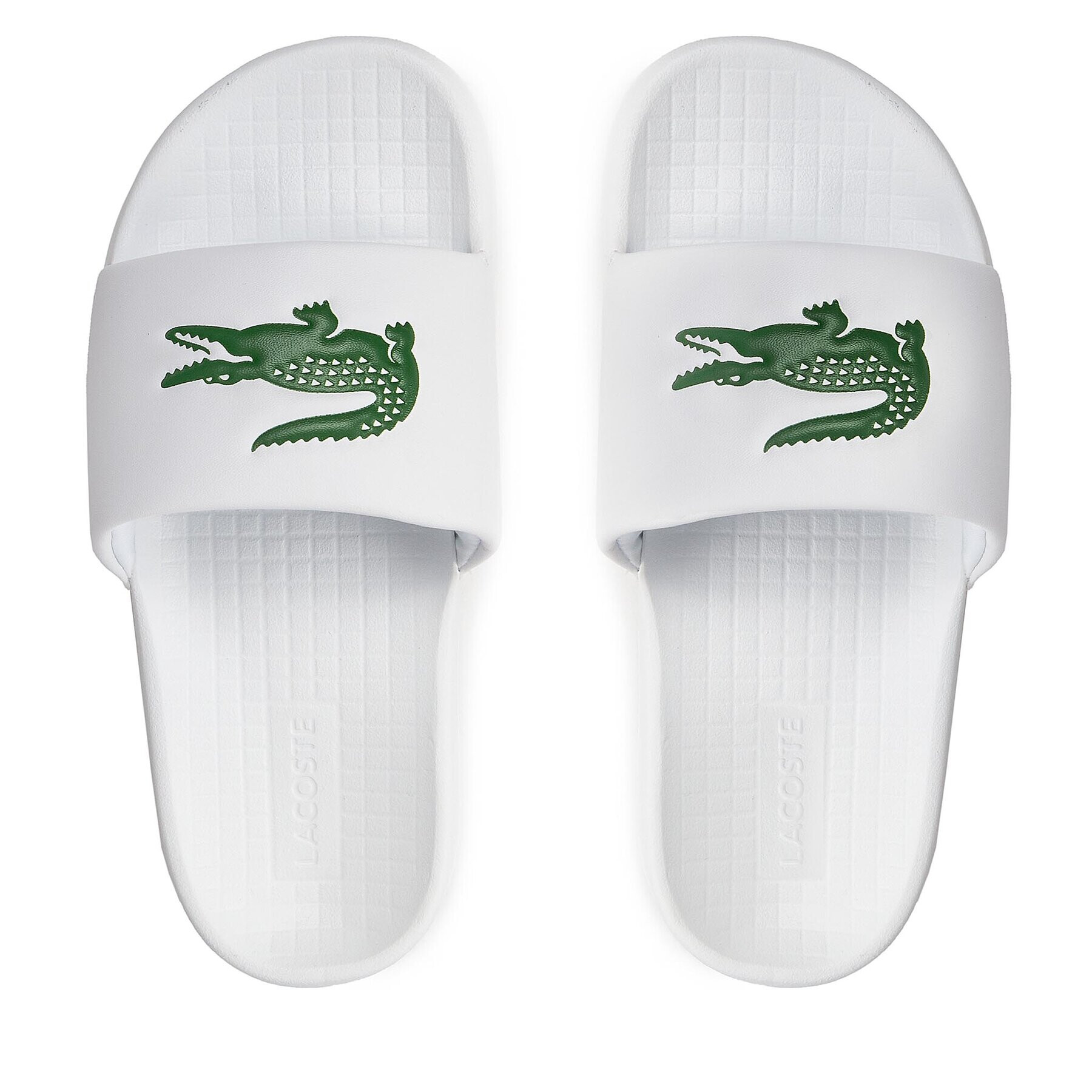 Lacoste Şlapi Serve Slide 1.0 123 1 Cuj 745CUJ0012-082 Alb - Pled.ro