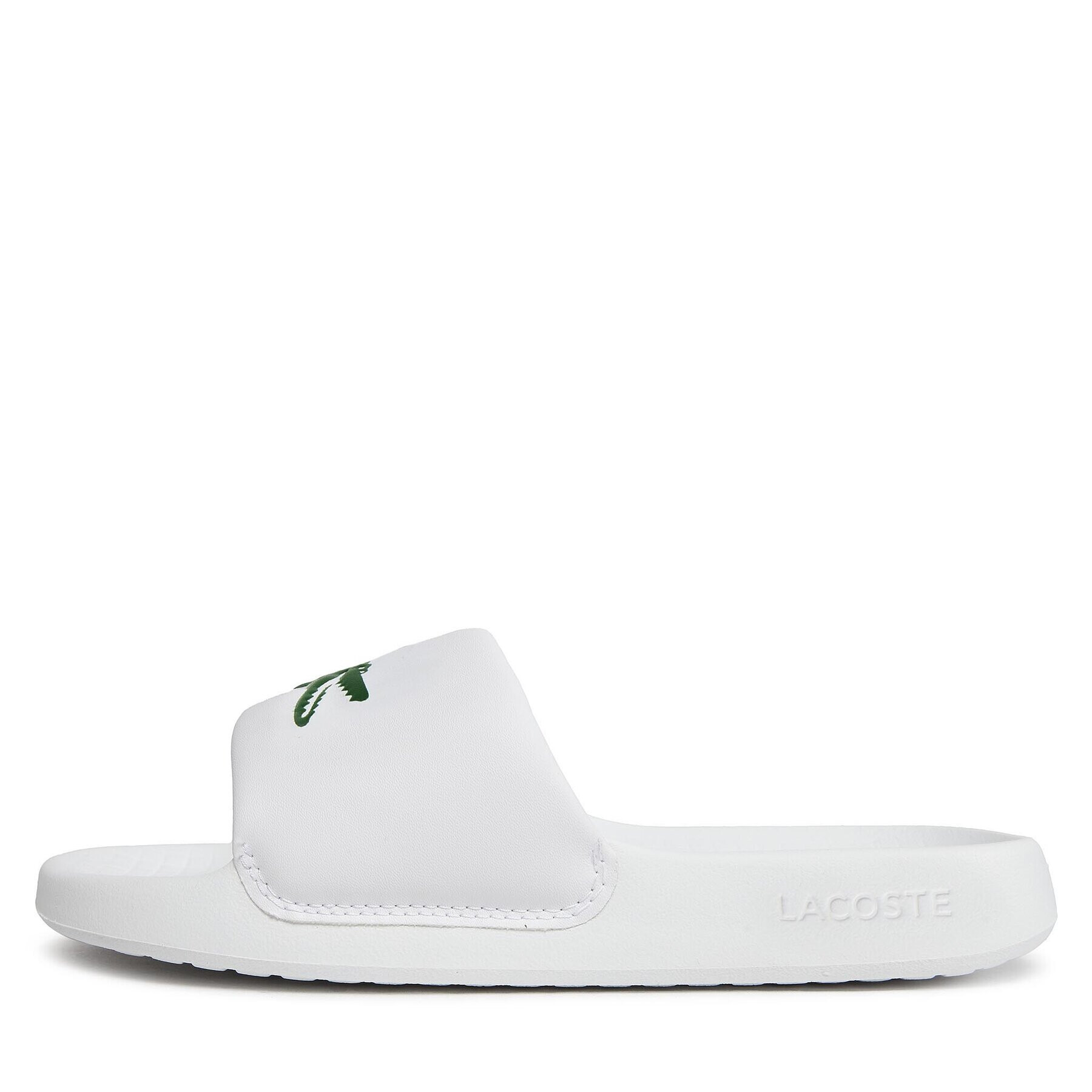 Lacoste Şlapi Serve Slide 1.0 123 1 Cuj 745CUJ0012-082 Alb - Pled.ro