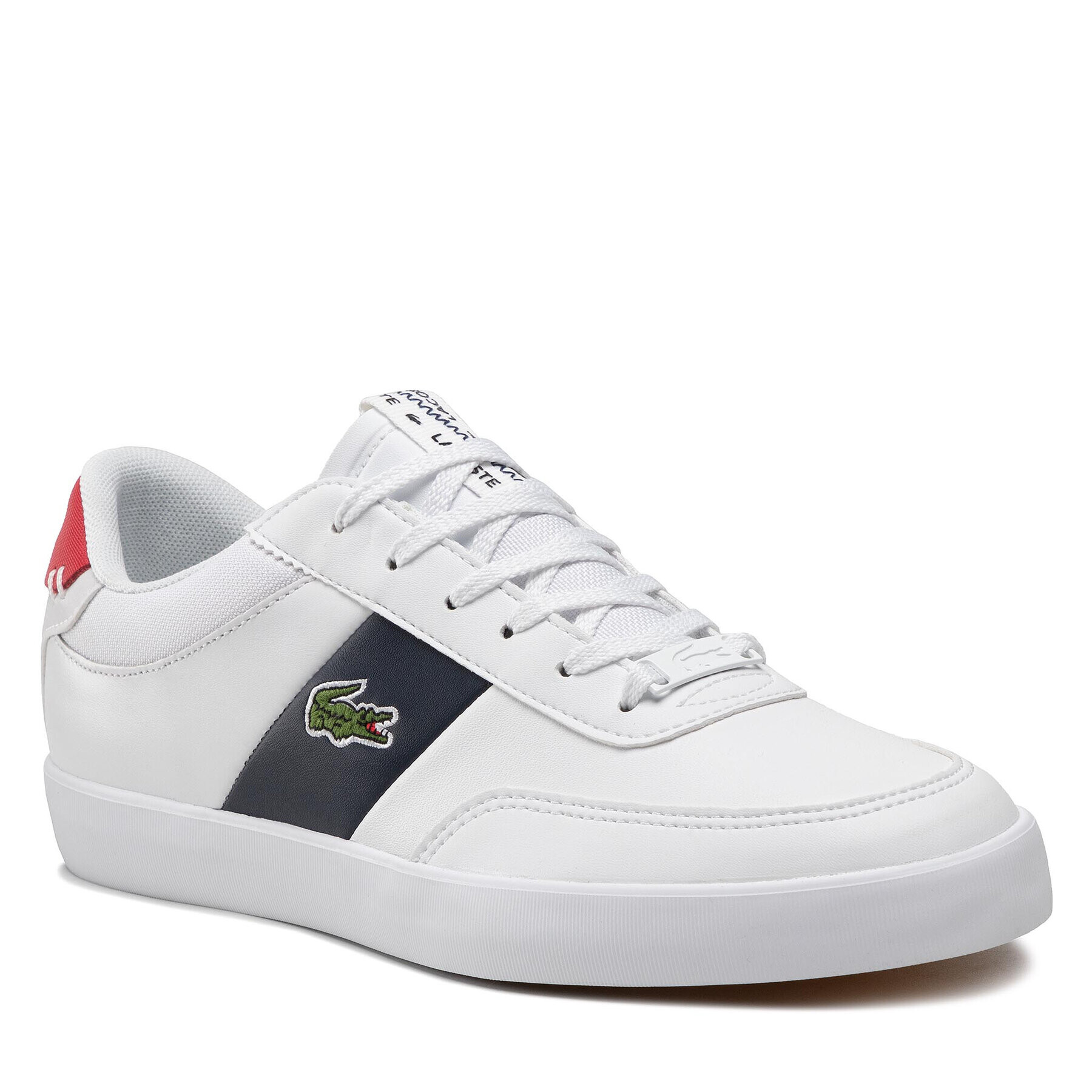 Lacoste Sneakers Court Master 0121 1 CMA 7-42CMA0022407 Alb - Pled.ro