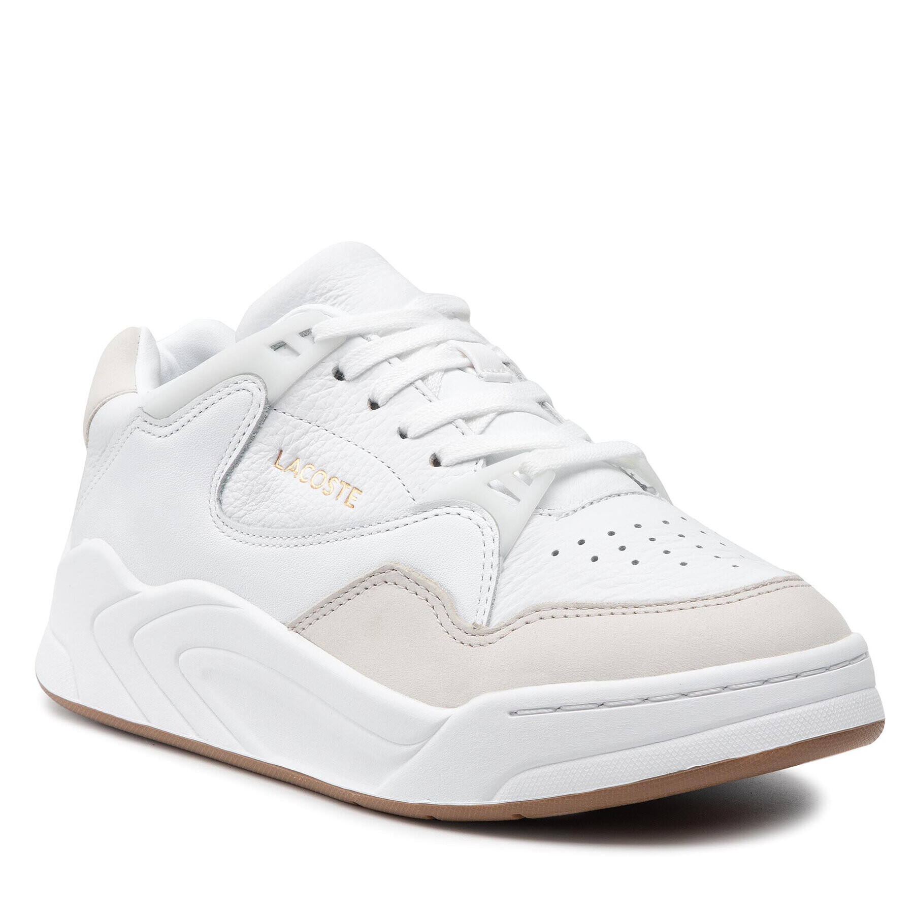 Lacoste Sneakers Court Slam 319 1 Sfa 7-38SFA0001Y37 Alb - Pled.ro