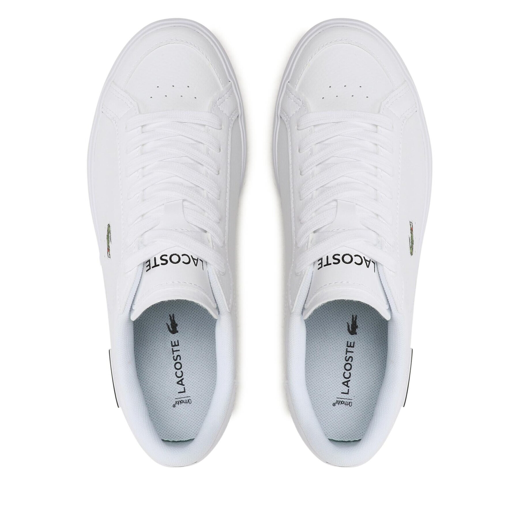 Lacoste Sneakers Powercourt 222 6 Sfa 744SFA0077147 Alb - Pled.ro