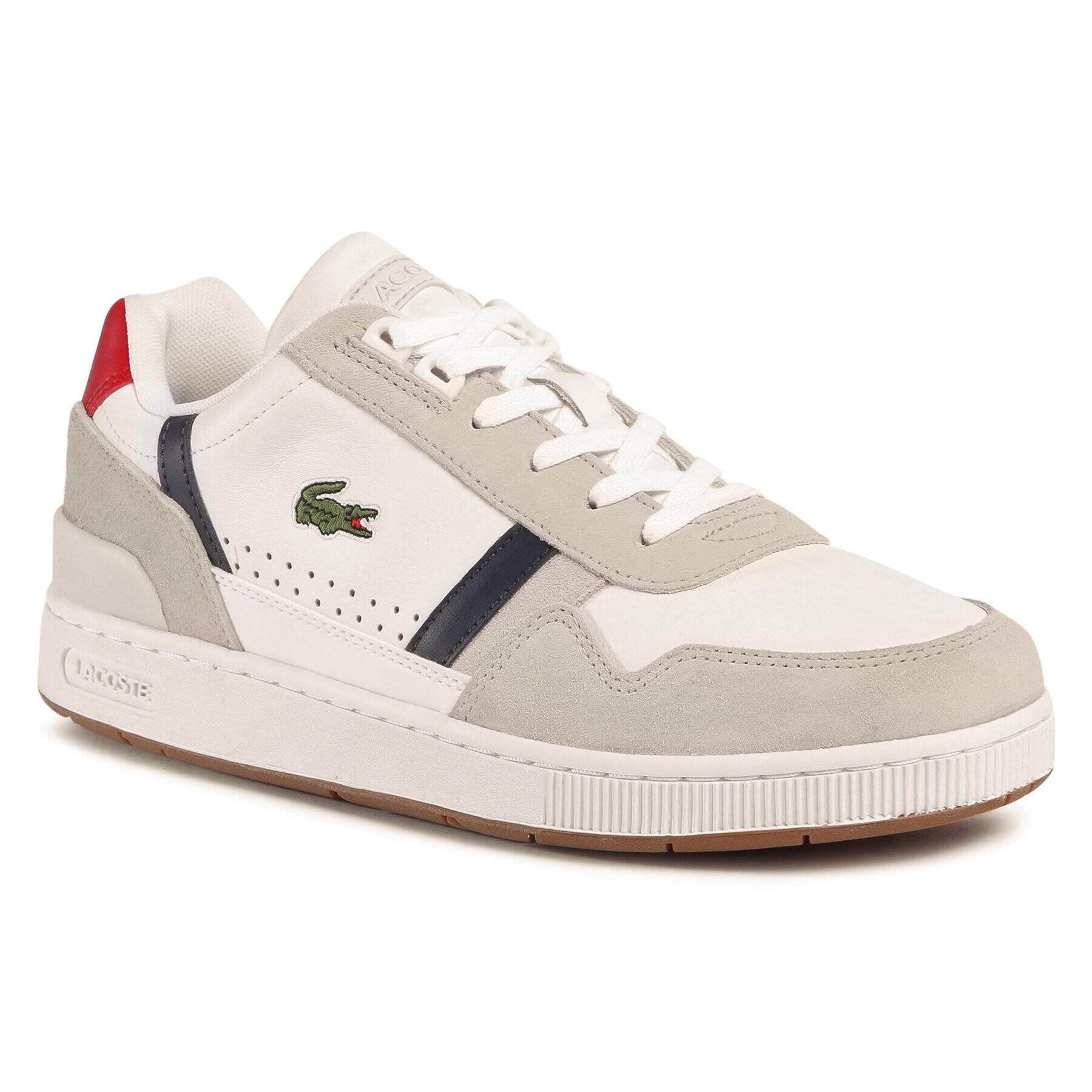 Lacoste Sneakers T-Clip 0120 2 Sma 7-40SMA0048407 Alb - Pled.ro