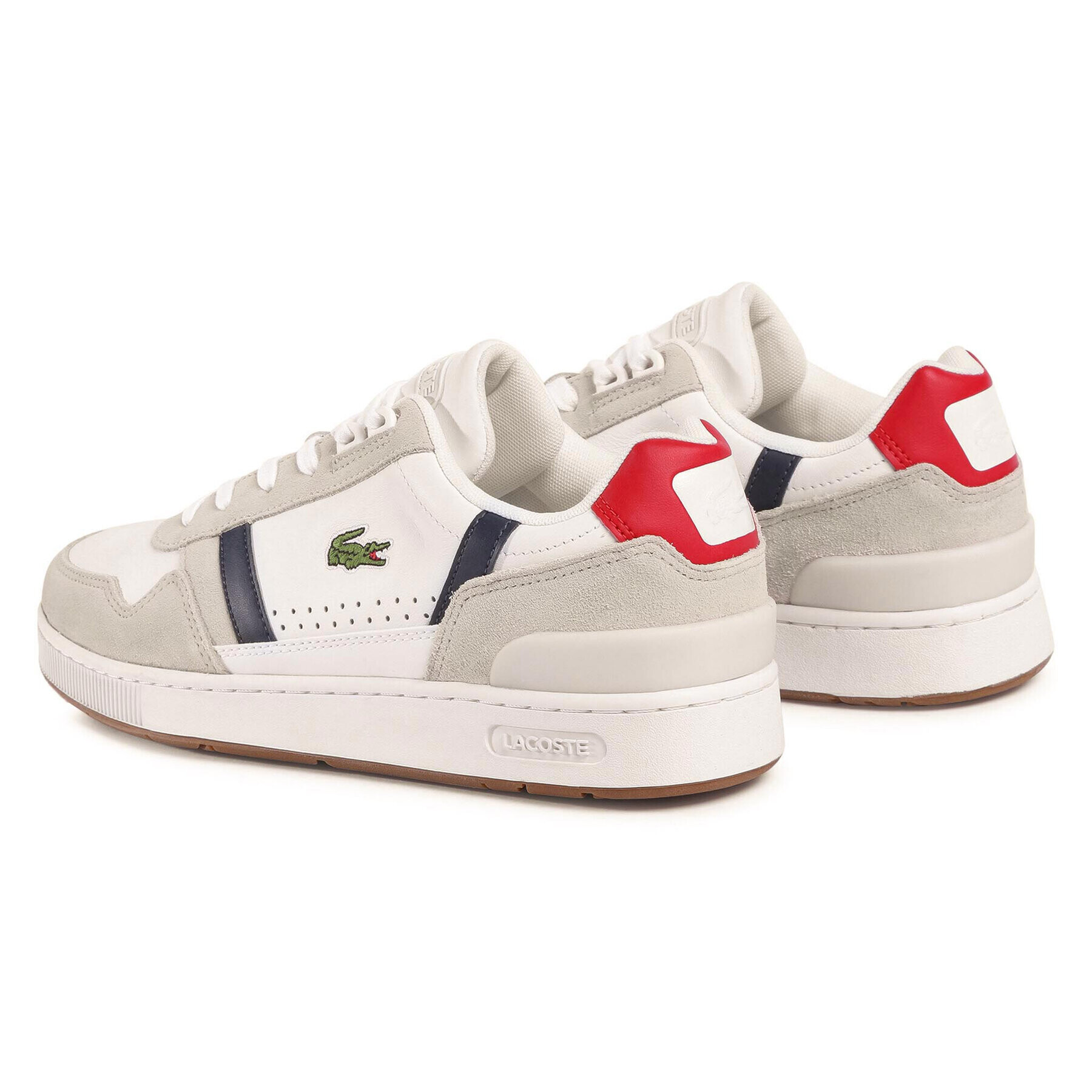 Lacoste Sneakers T-Clip 0120 2 Sma 7-40SMA0048407 Alb - Pled.ro