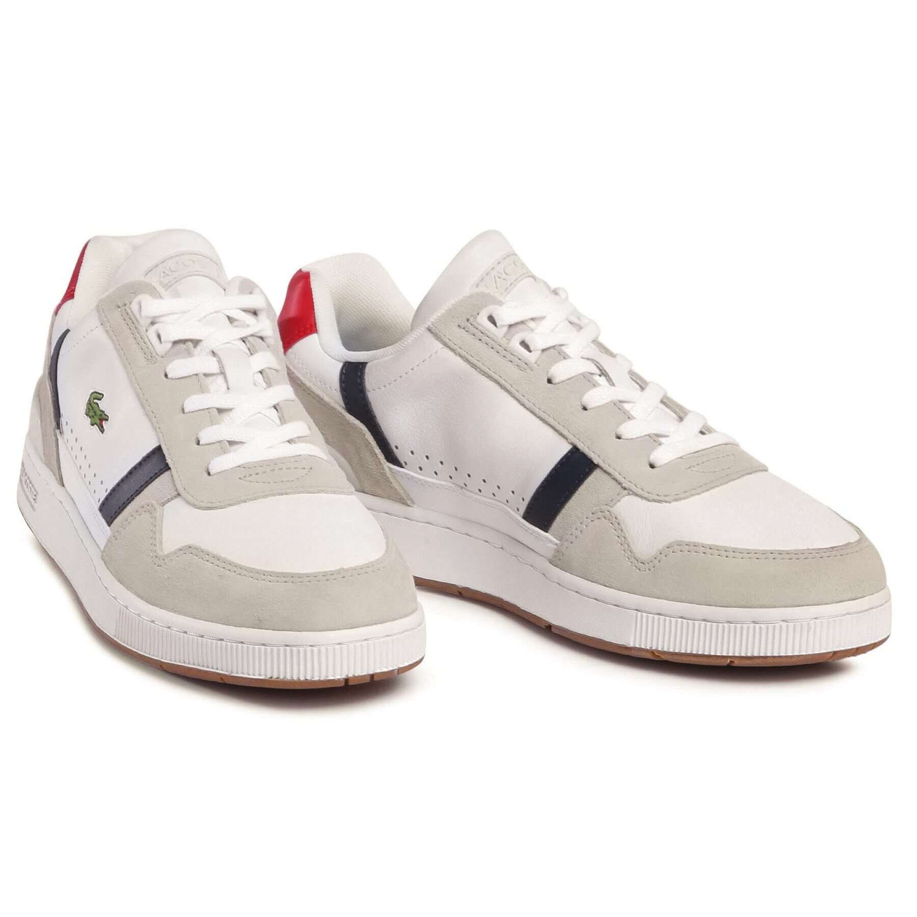 Lacoste Sneakers T-Clip 0120 2 Sma 7-40SMA0048407 Alb - Pled.ro