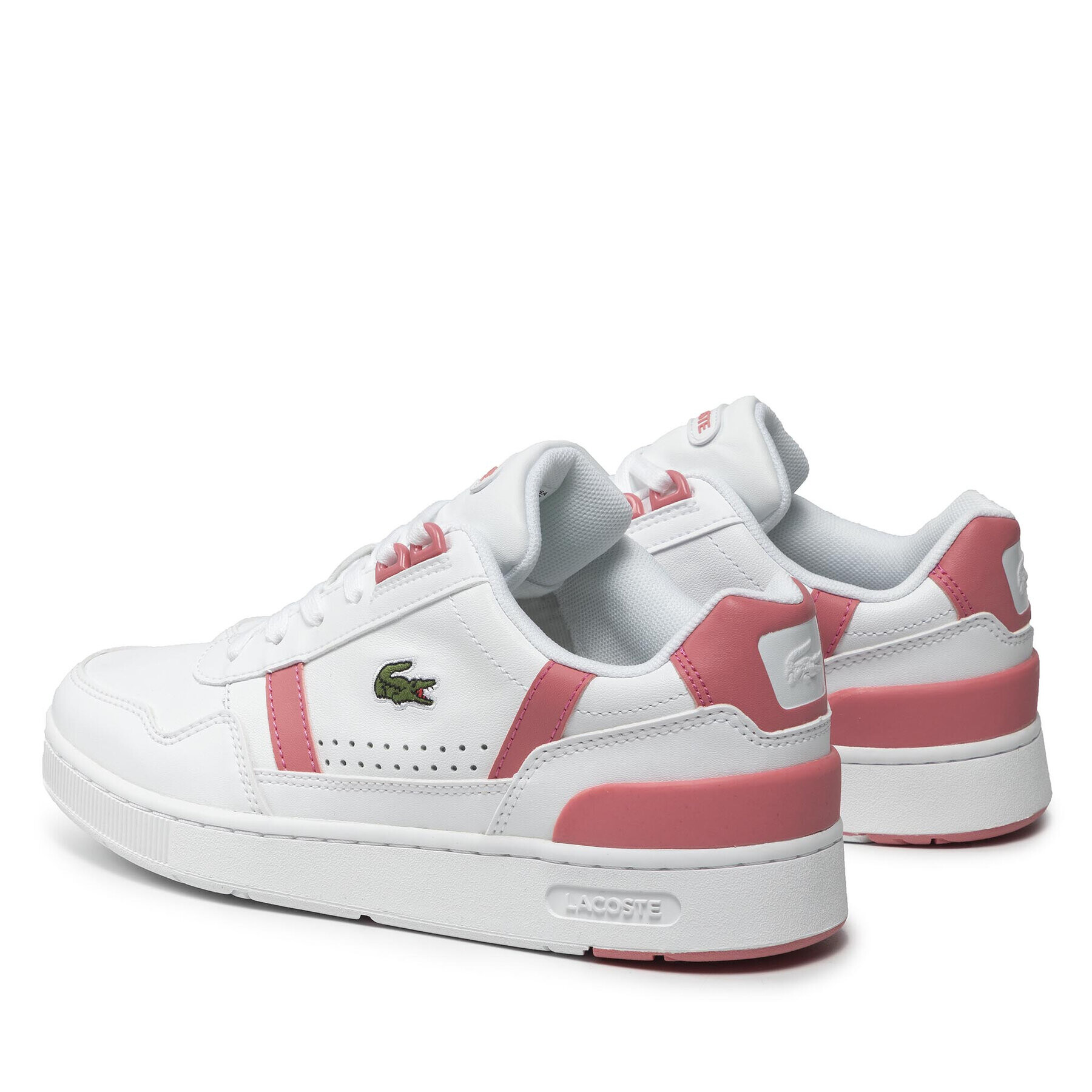 Lacoste Sneakers T-Clip 0121 2 Sfa 7-42SFA00301T4 Alb - Pled.ro