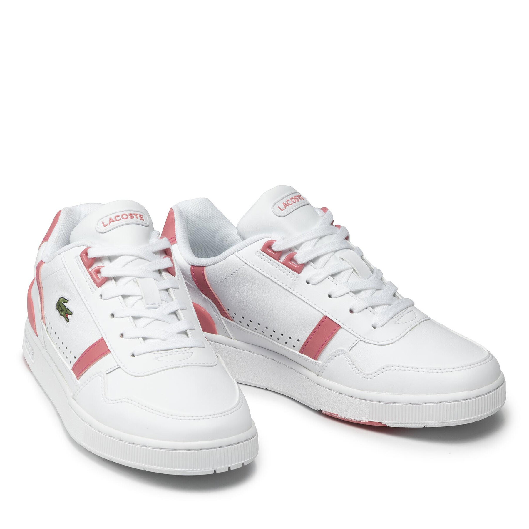 Lacoste Sneakers T-Clip 0121 2 Sfa 7-42SFA00301T4 Alb - Pled.ro