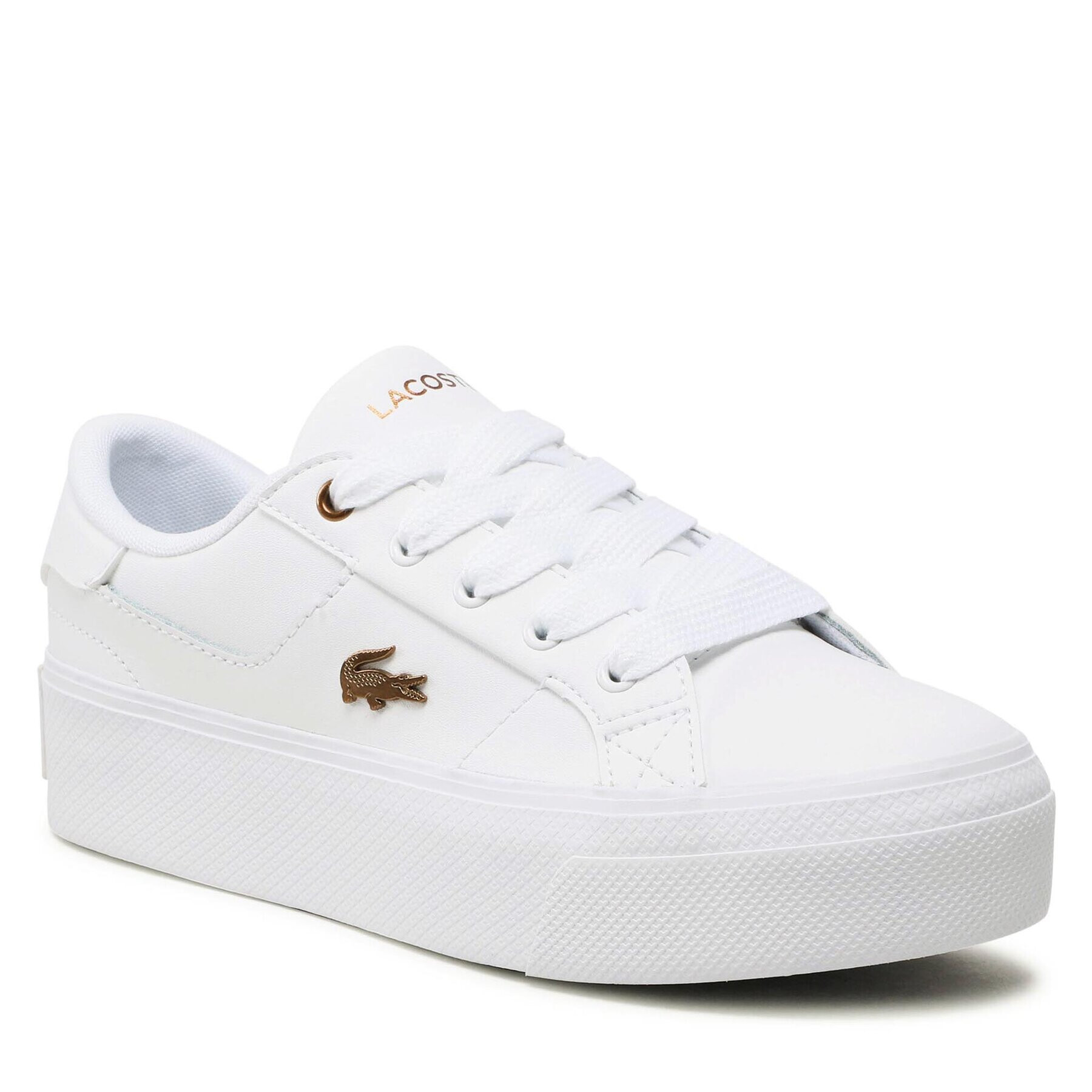 Lacoste Sneakers Ziane Platform 123 1 Cfa 745CFA001321G Alb - Pled.ro