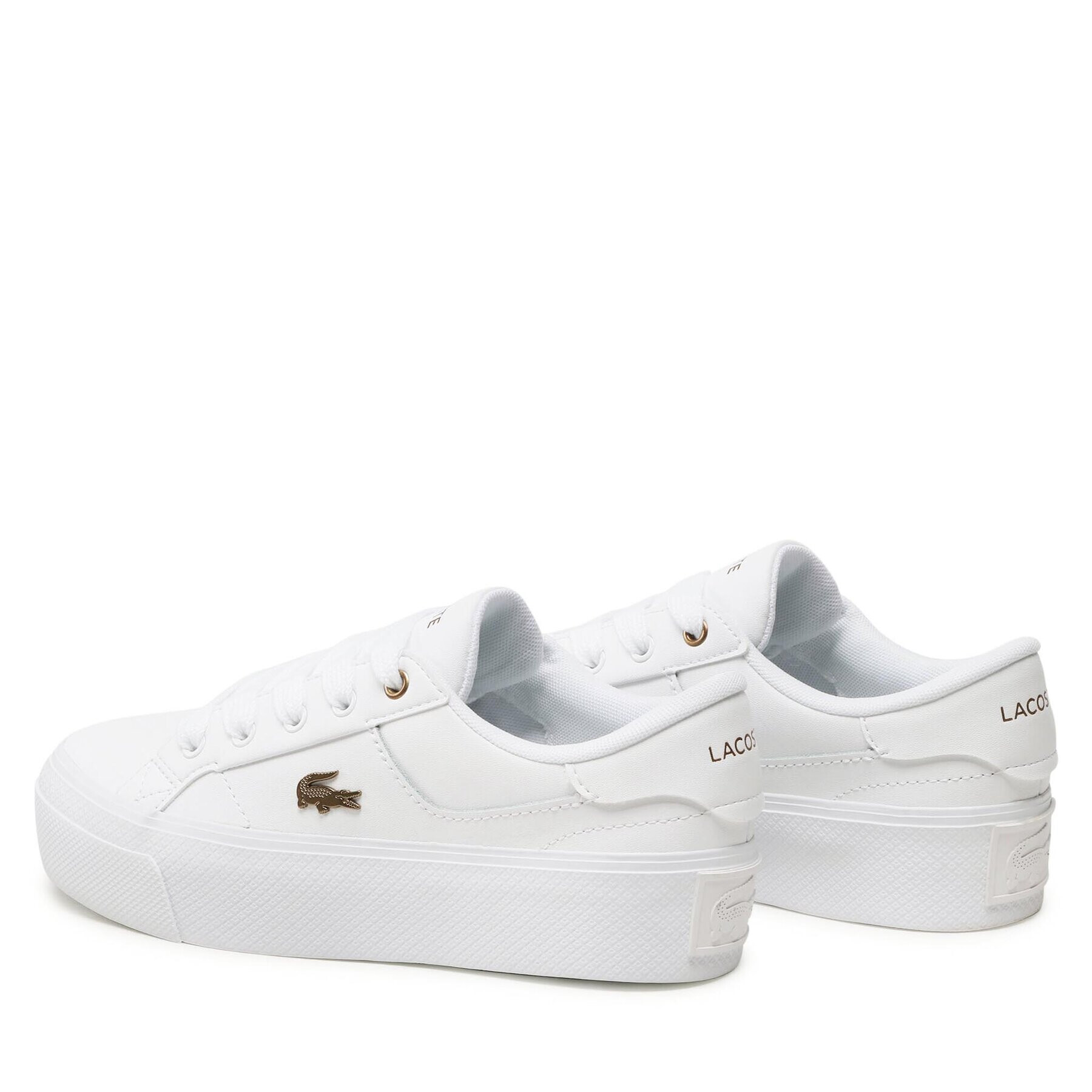 Lacoste Sneakers Ziane Platform 123 1 Cfa 745CFA001321G Alb - Pled.ro