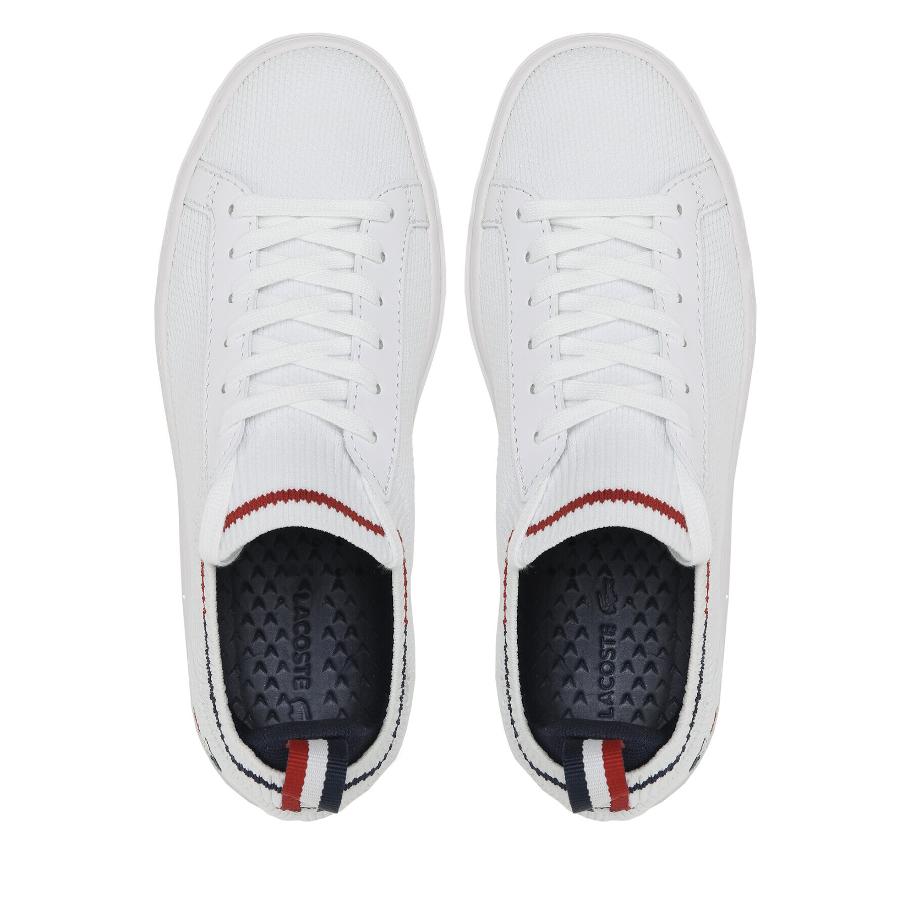 Lacoste Teniși LA Piquee Tri22 1 Cfa 743CFA0025407 Alb - Pled.ro