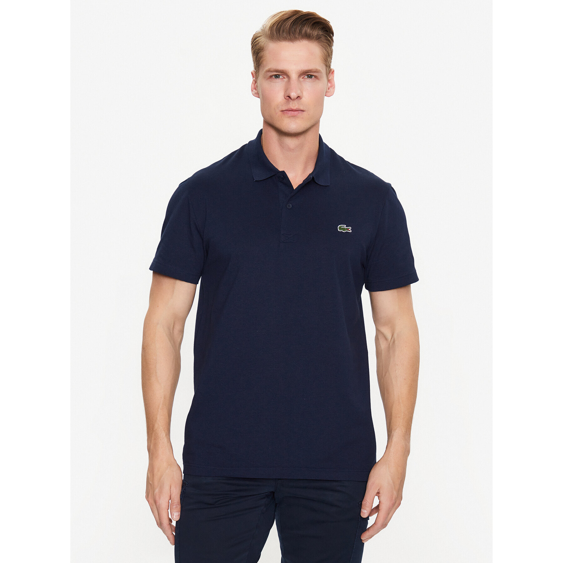 Lacoste Tricou polo DH0783 Bleumarin Regular Fit - Pled.ro