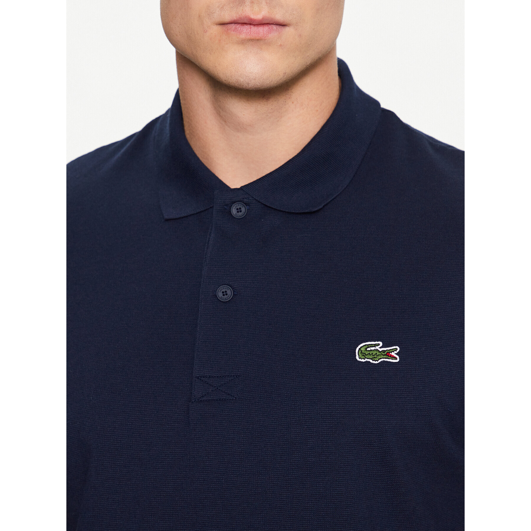 Lacoste Tricou polo DH0783 Bleumarin Regular Fit - Pled.ro