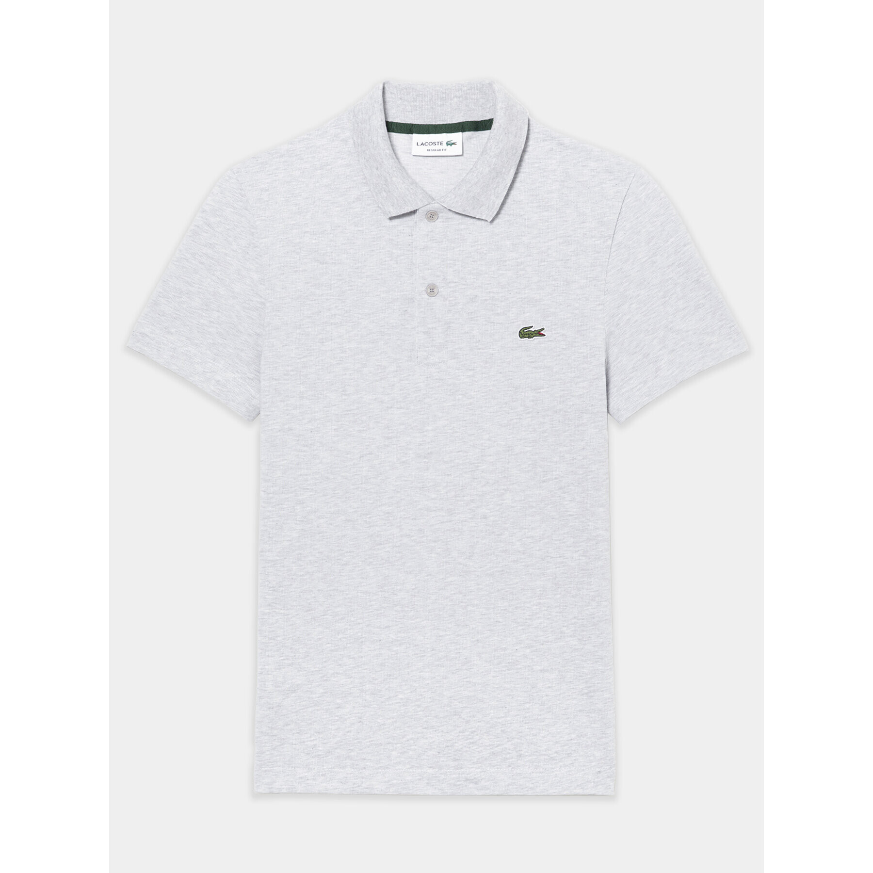 Lacoste Tricou polo DH0783 Gri Regular Fit - Pled.ro