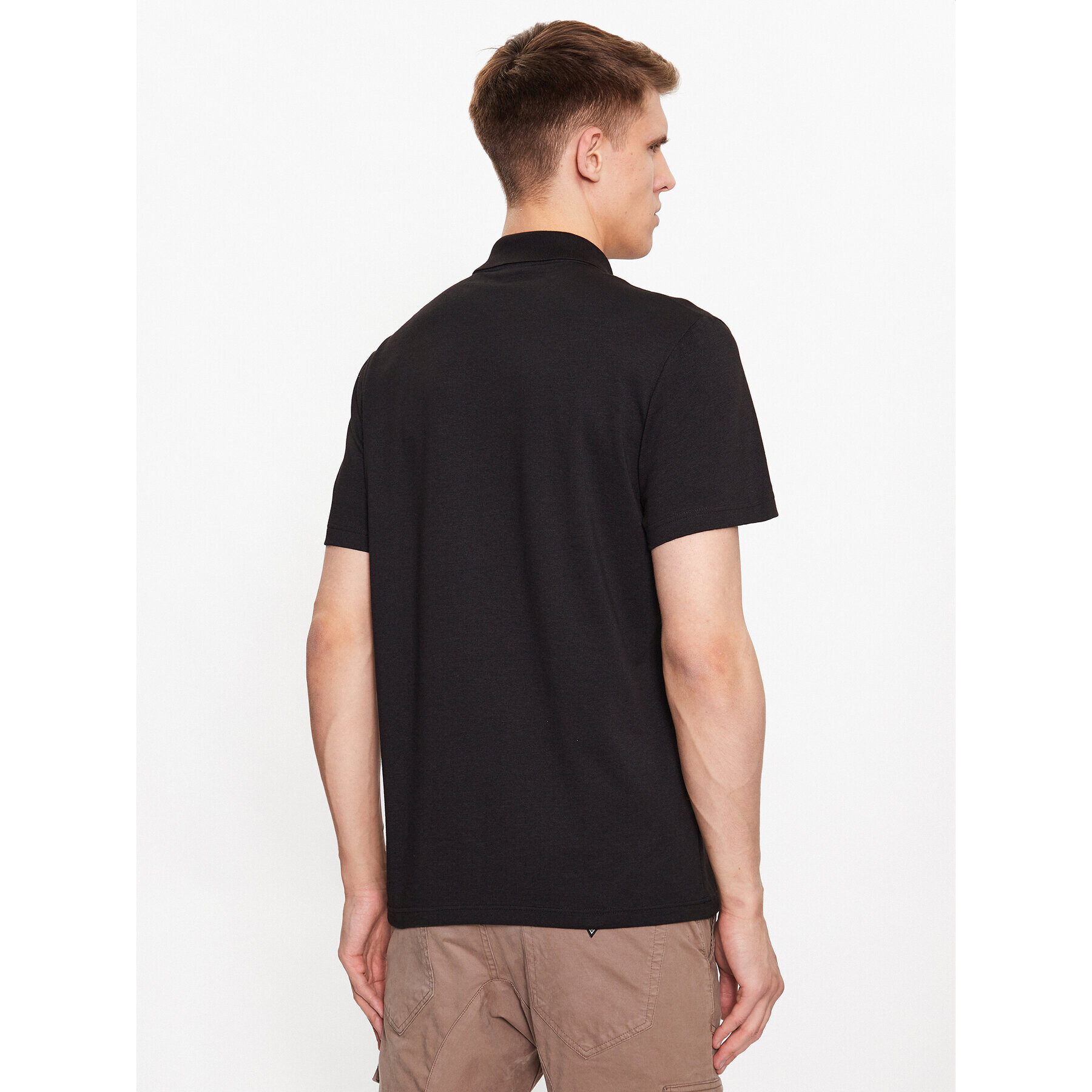 Lacoste Tricou polo DH0783 Negru Regular Fit - Pled.ro