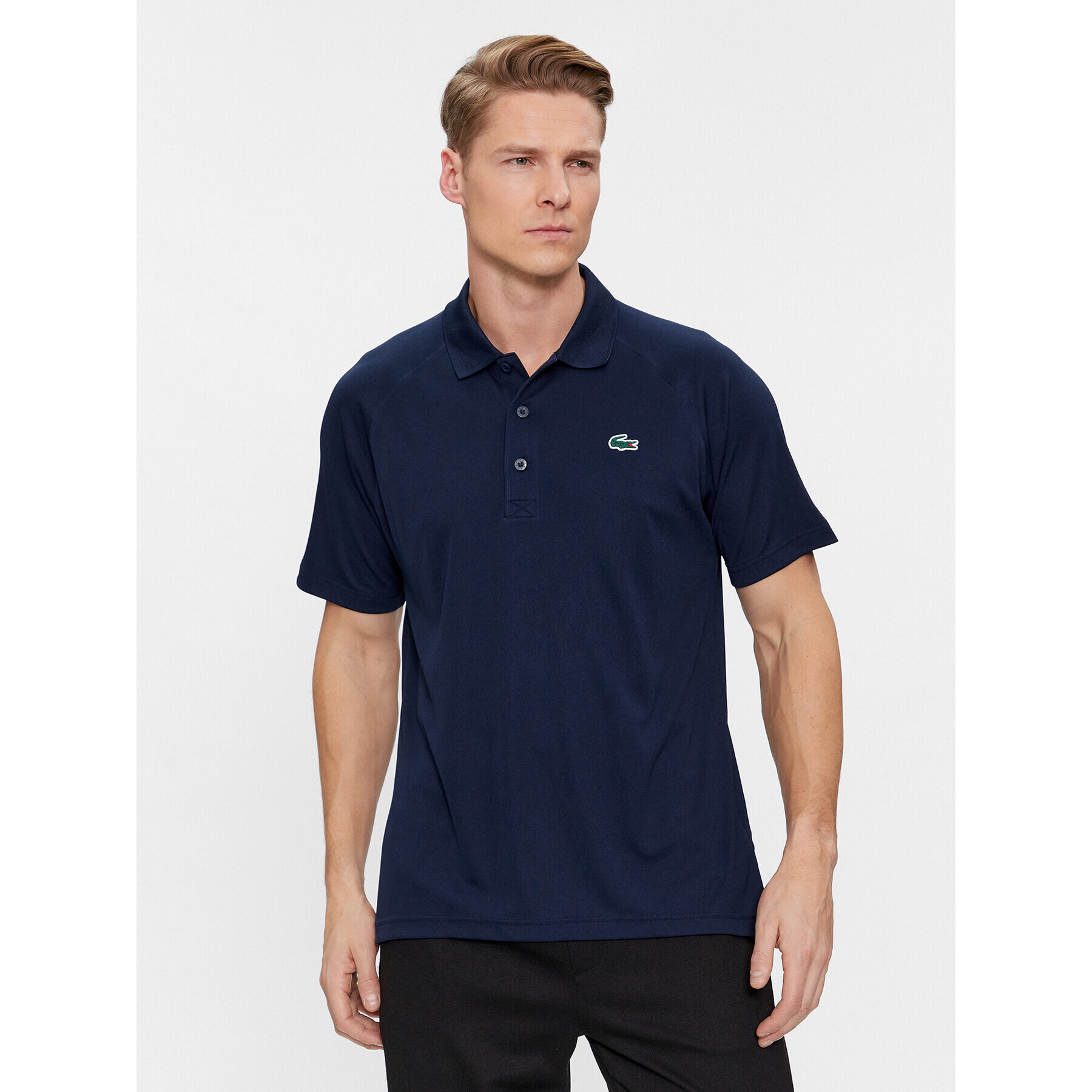 Lacoste Tricou polo DH3201 Bleumarin Regular Fit - Pled.ro