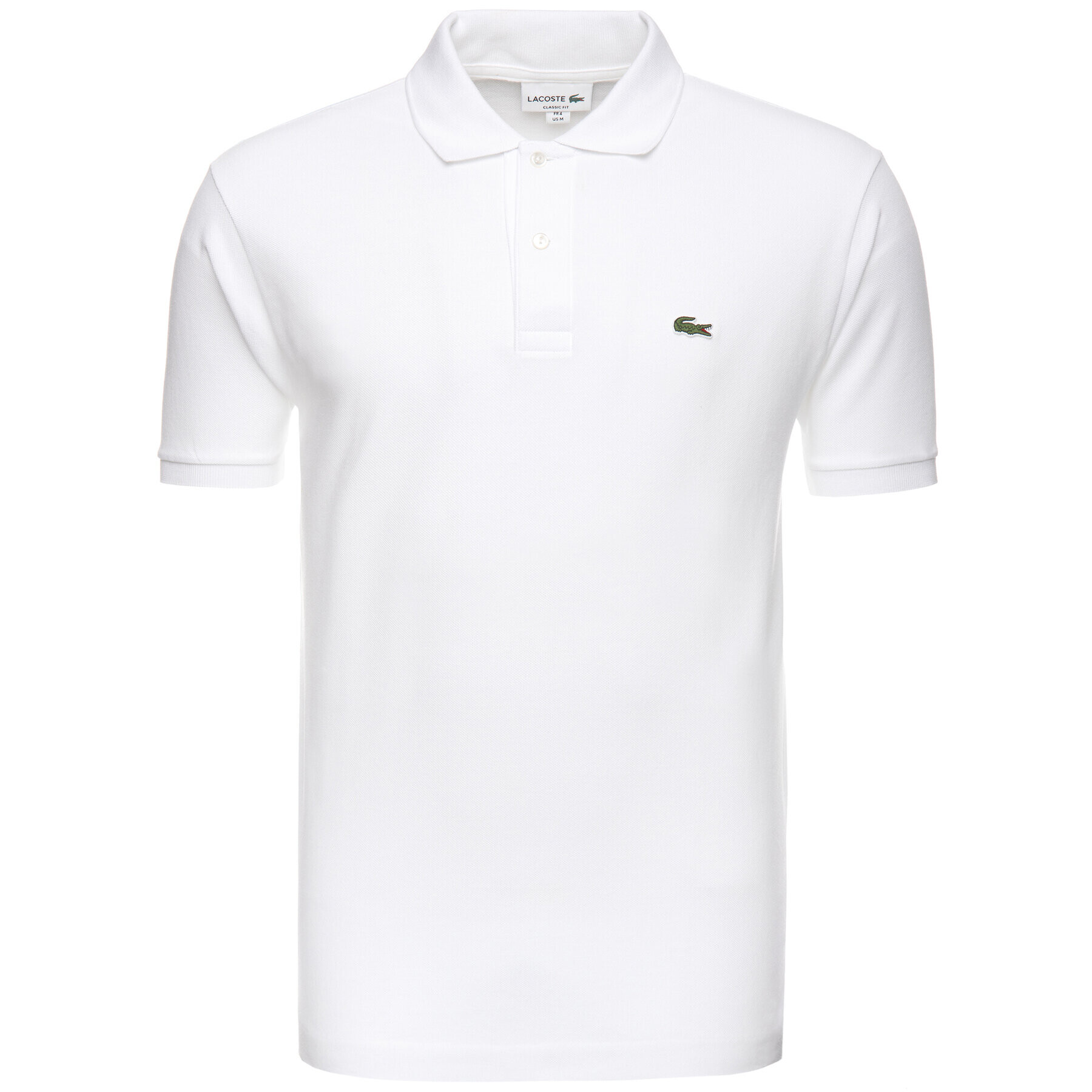 Lacoste Tricou polo L1212 Alb Classic Fit - Pled.ro