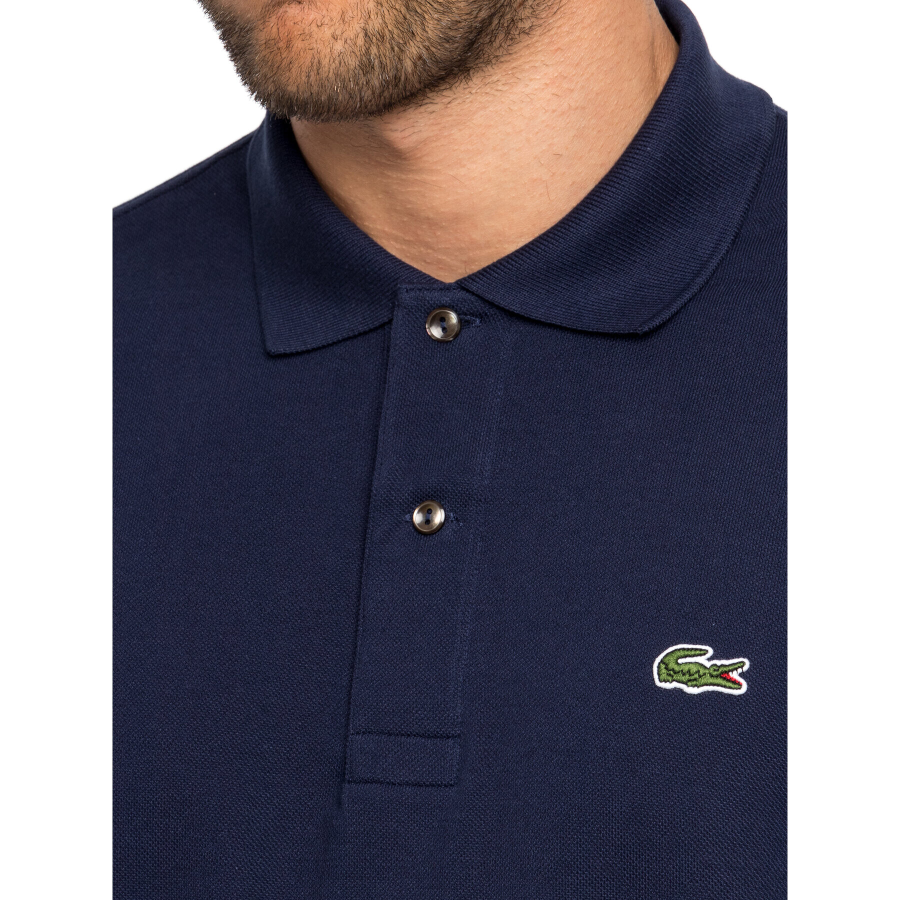 Lacoste Tricou polo L1212 Bleumarin Classic Fit - Pled.ro