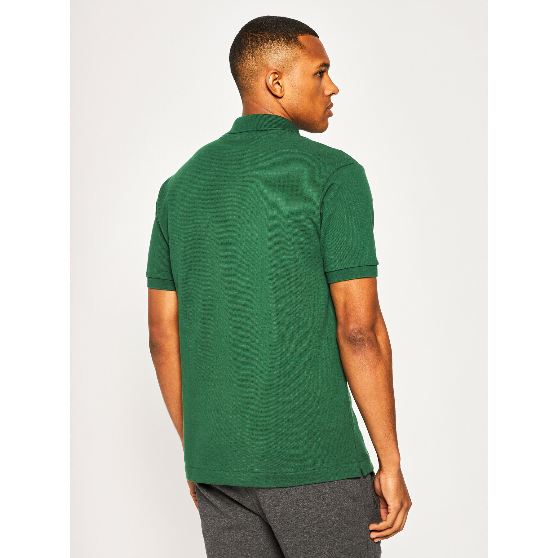 Lacoste Tricou polo L1212 Verde Regular Fit - Pled.ro