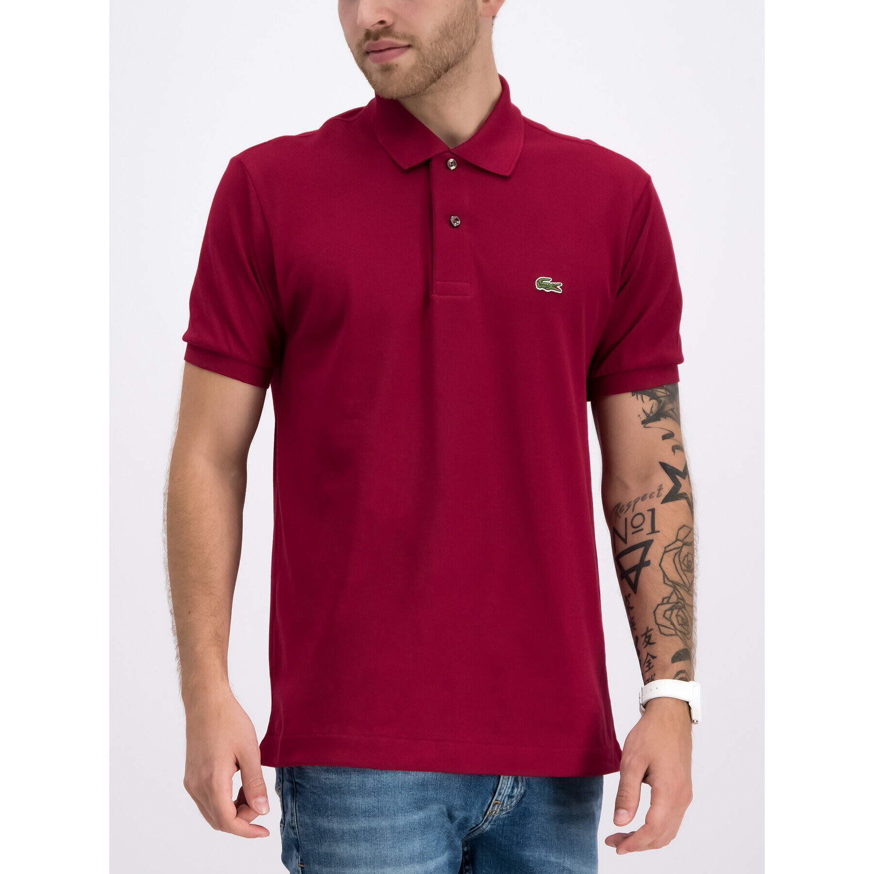 Lacoste Tricou polo L1212 Vișiniu Classic Fit - Pled.ro