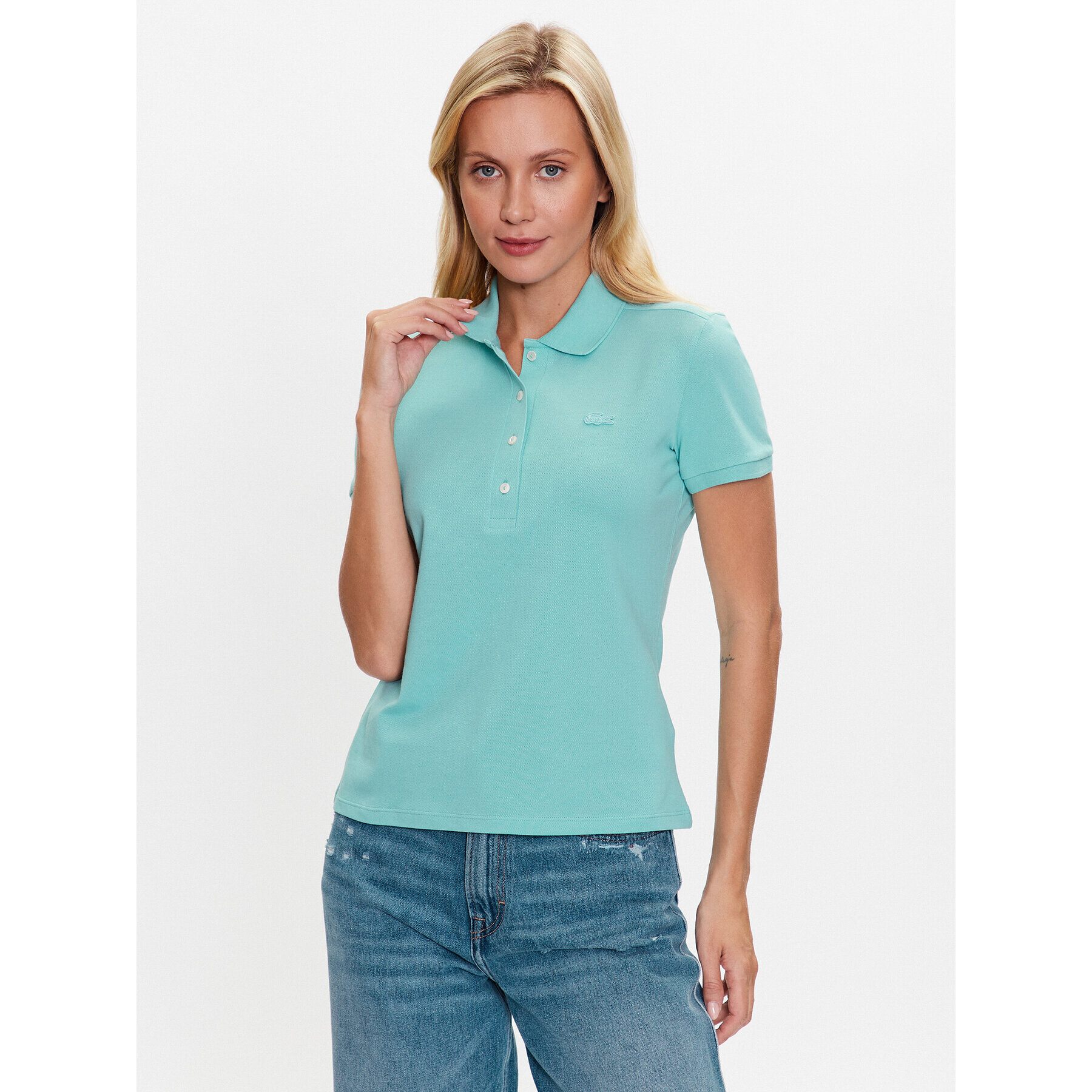 Lacoste Tricou polo PF5462 Albastru Regular Fit - Pled.ro