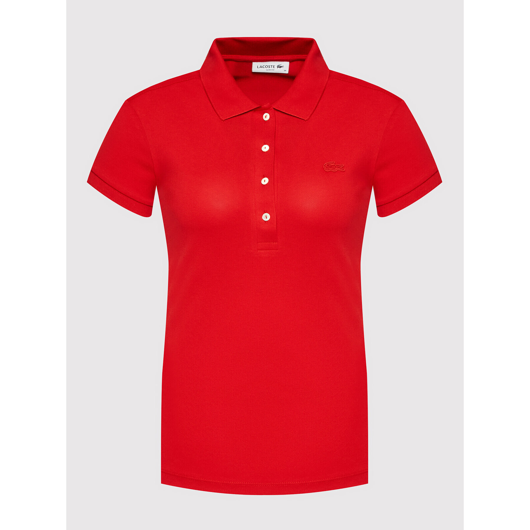 Lacoste Tricou polo PF5462 Roșu Slim Fit - Pled.ro