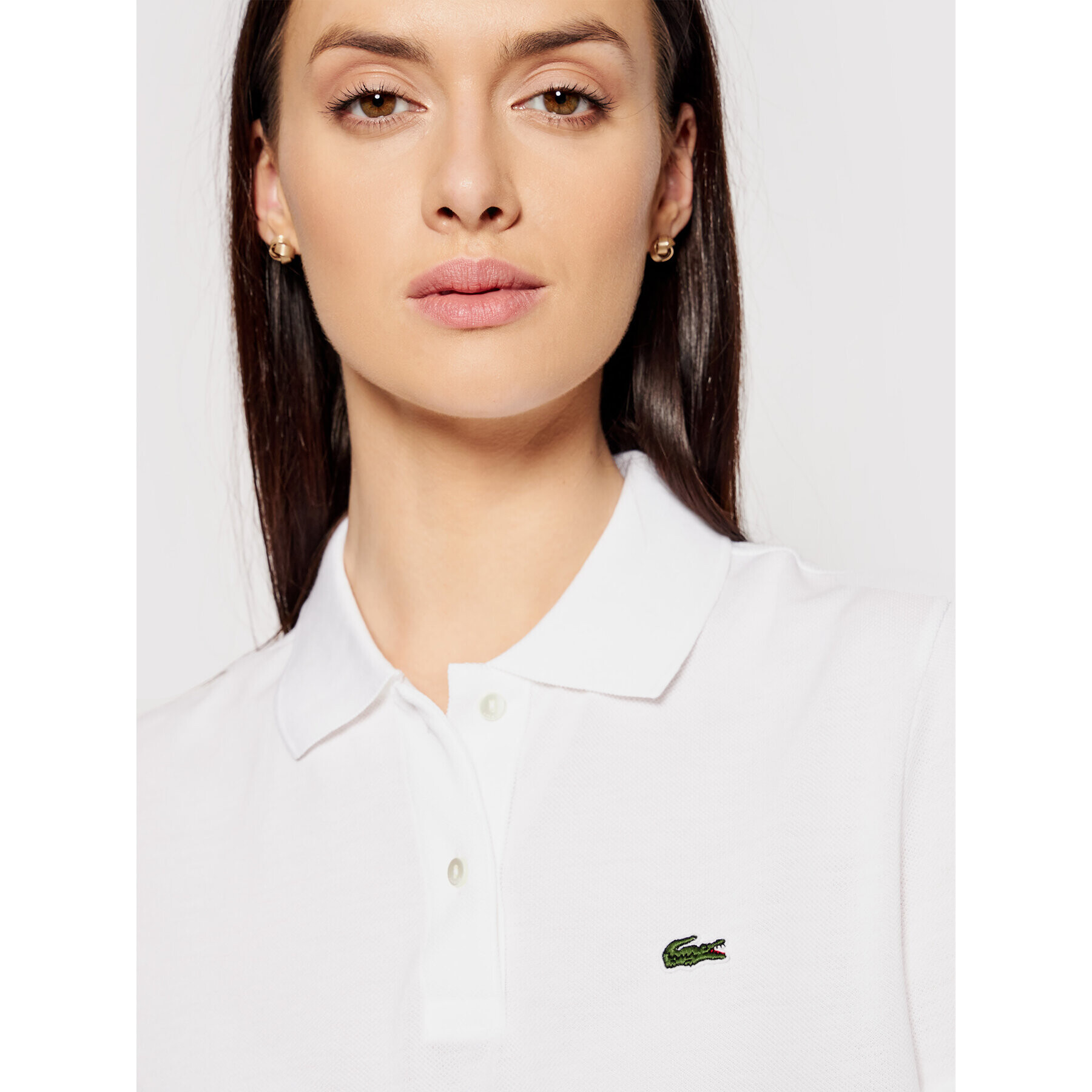 Lacoste Tricou polo PF7839 Alb Classic Fit - Pled.ro