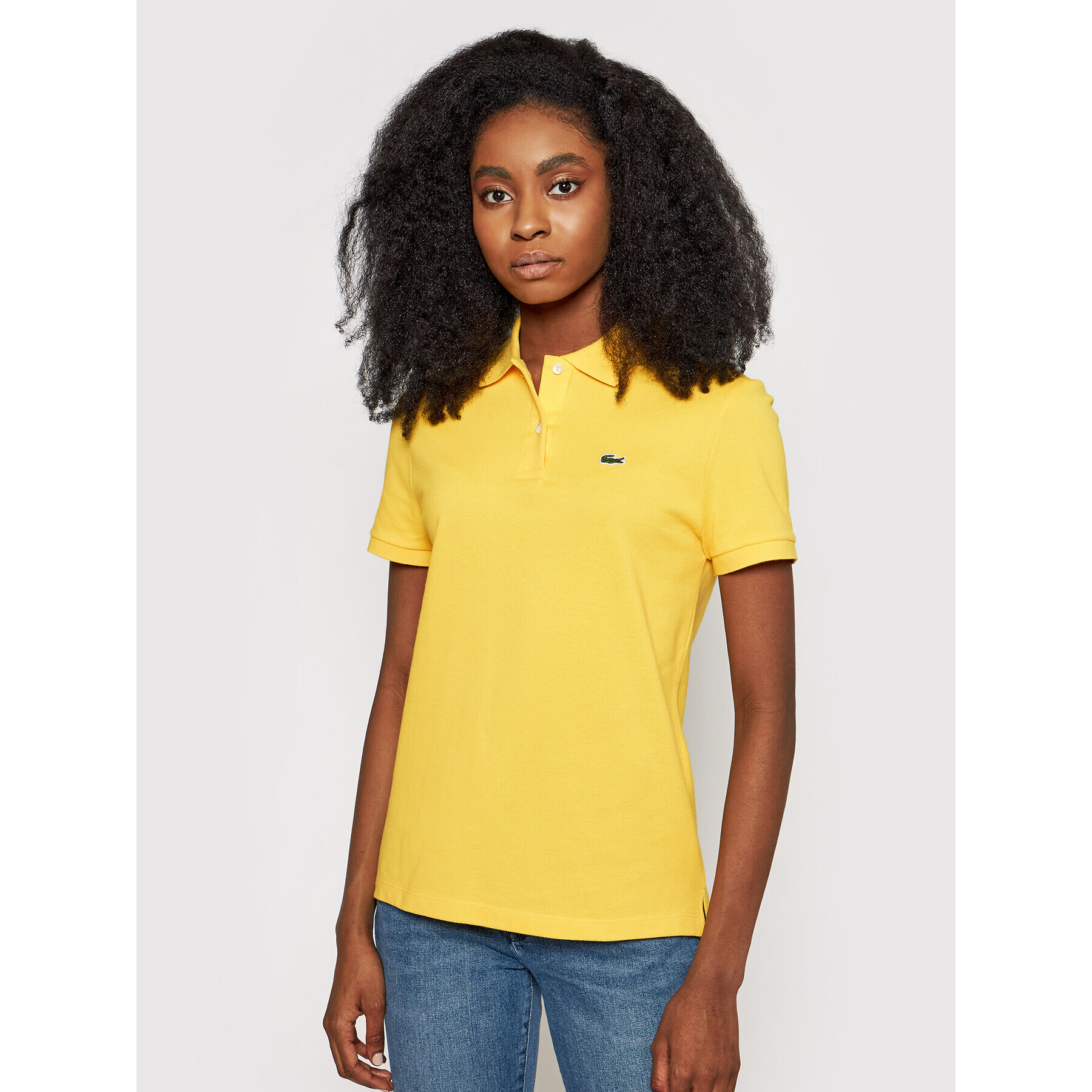 Lacoste Tricou polo PF7839 Galben Regular Fit - Pled.ro