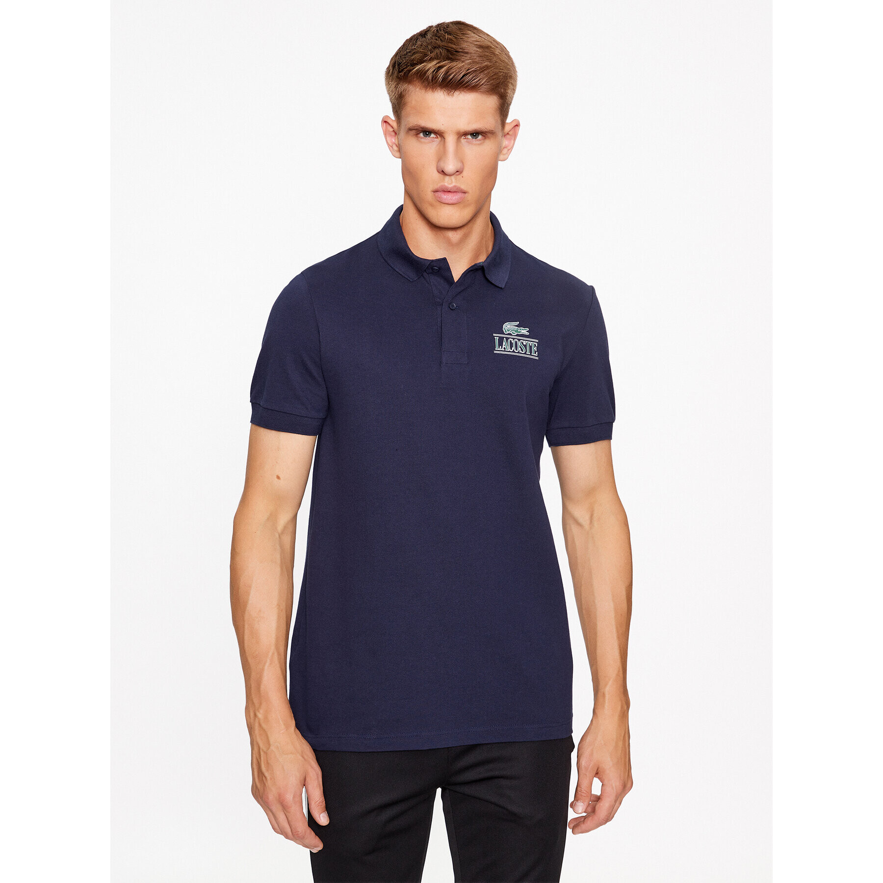 Lacoste Tricou polo PH1136 Bleumarin Regular Fit - Pled.ro