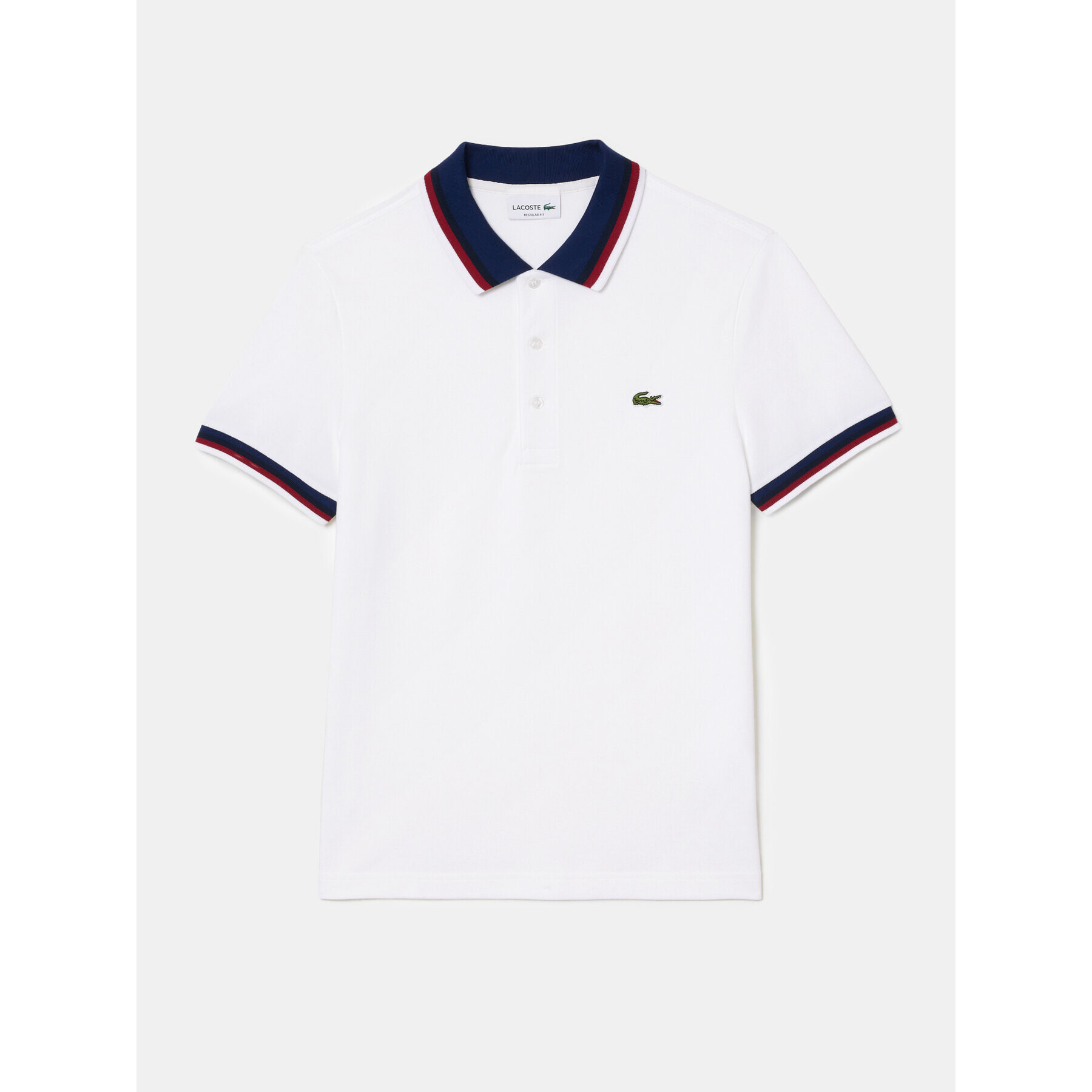 Lacoste Tricou polo PH3461 Alb Regular Fit - Pled.ro