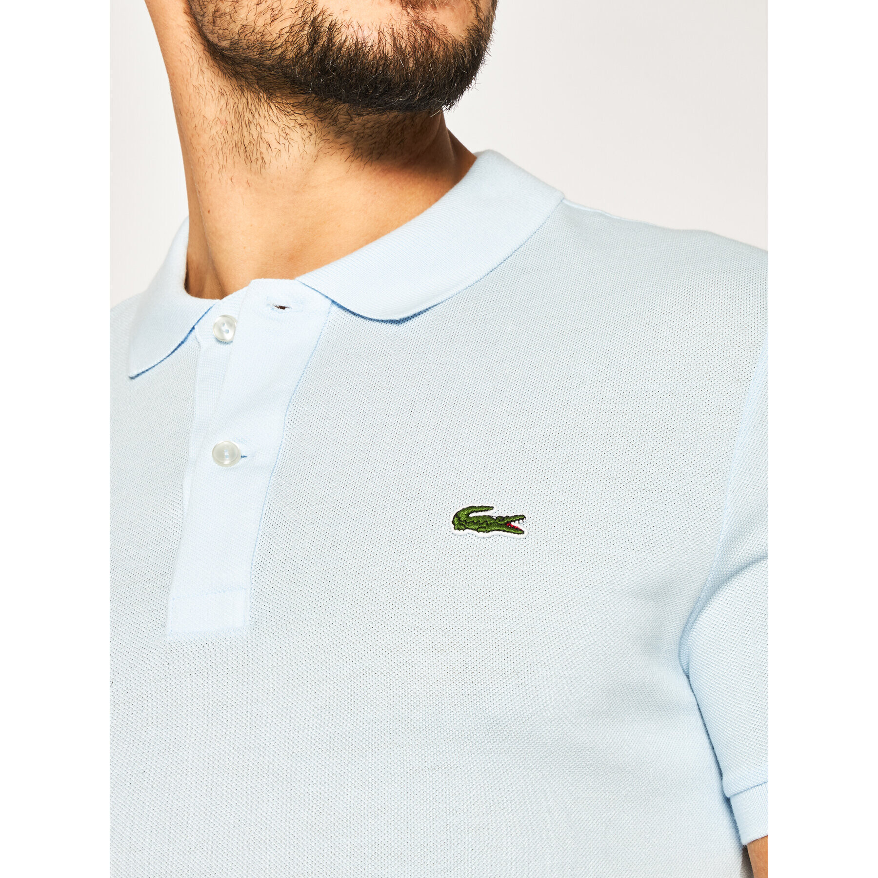 Lacoste Tricou polo PH4012 Albastru Slim Fit - Pled.ro