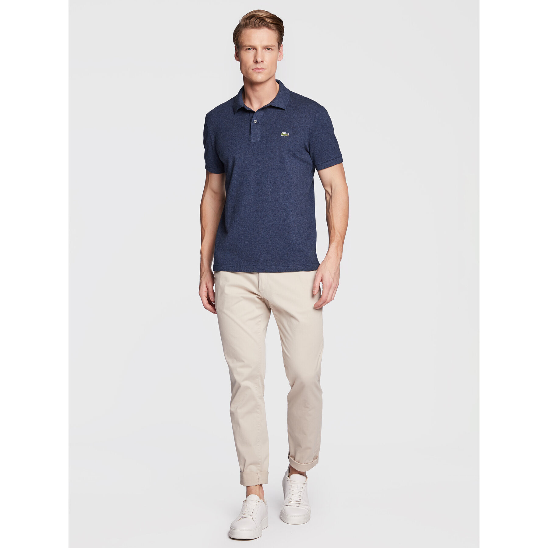 Lacoste Tricou polo PH4012 Bleumarin Slim Fit - Pled.ro