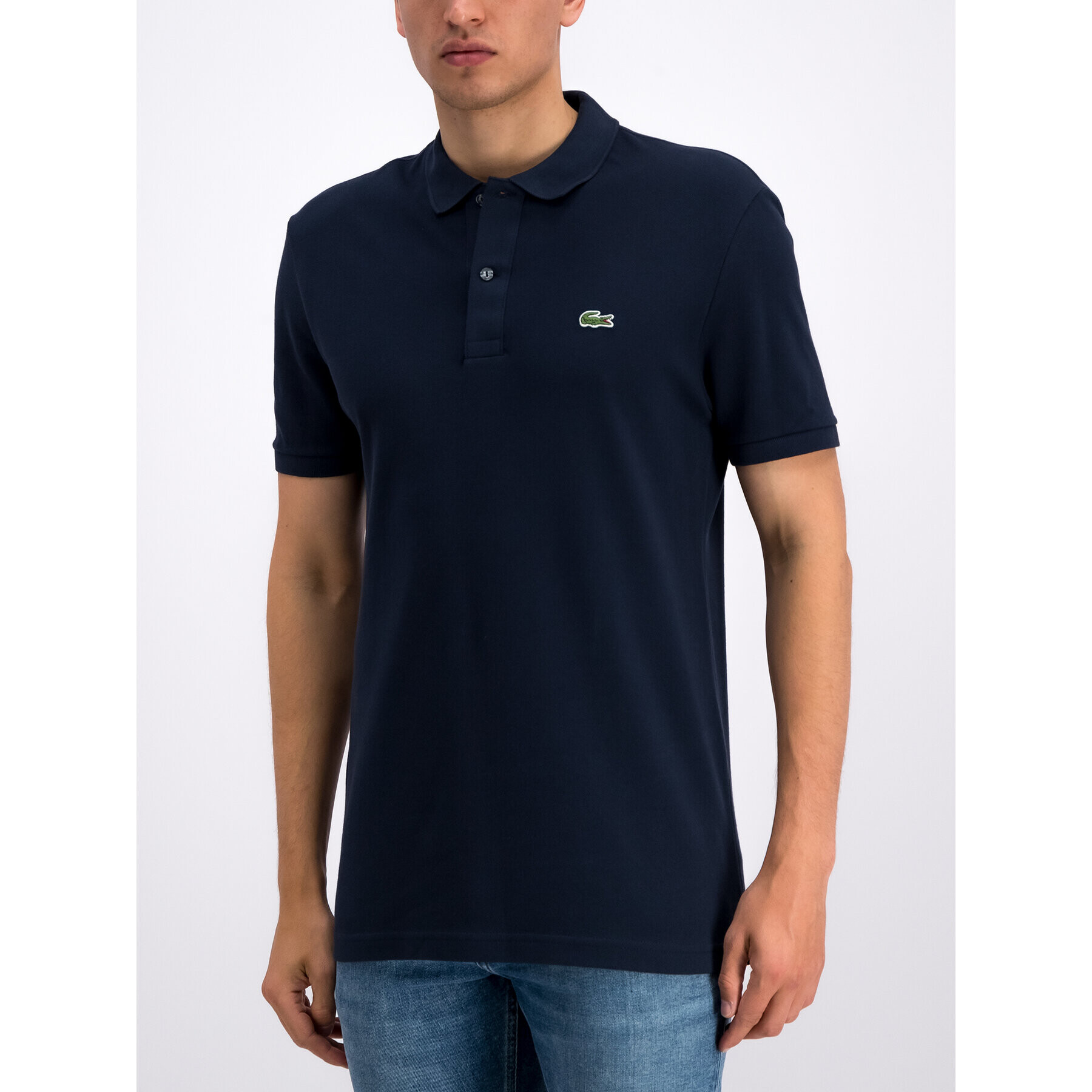 Lacoste Tricou polo PH4012 Bleumarin Slim Fit - Pled.ro