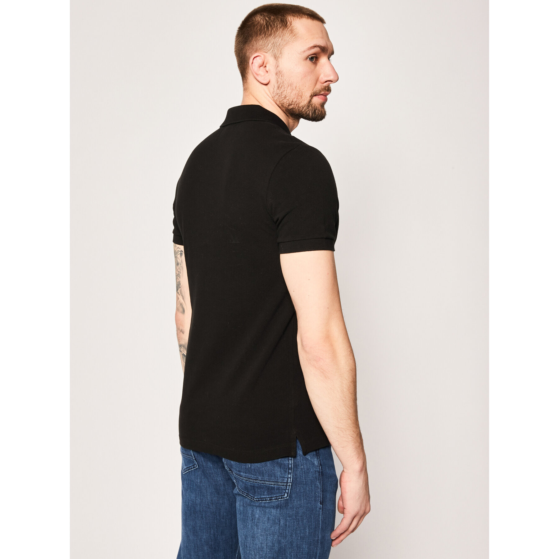 Lacoste Tricou polo PH4012 Negru Slim Fit - Pled.ro