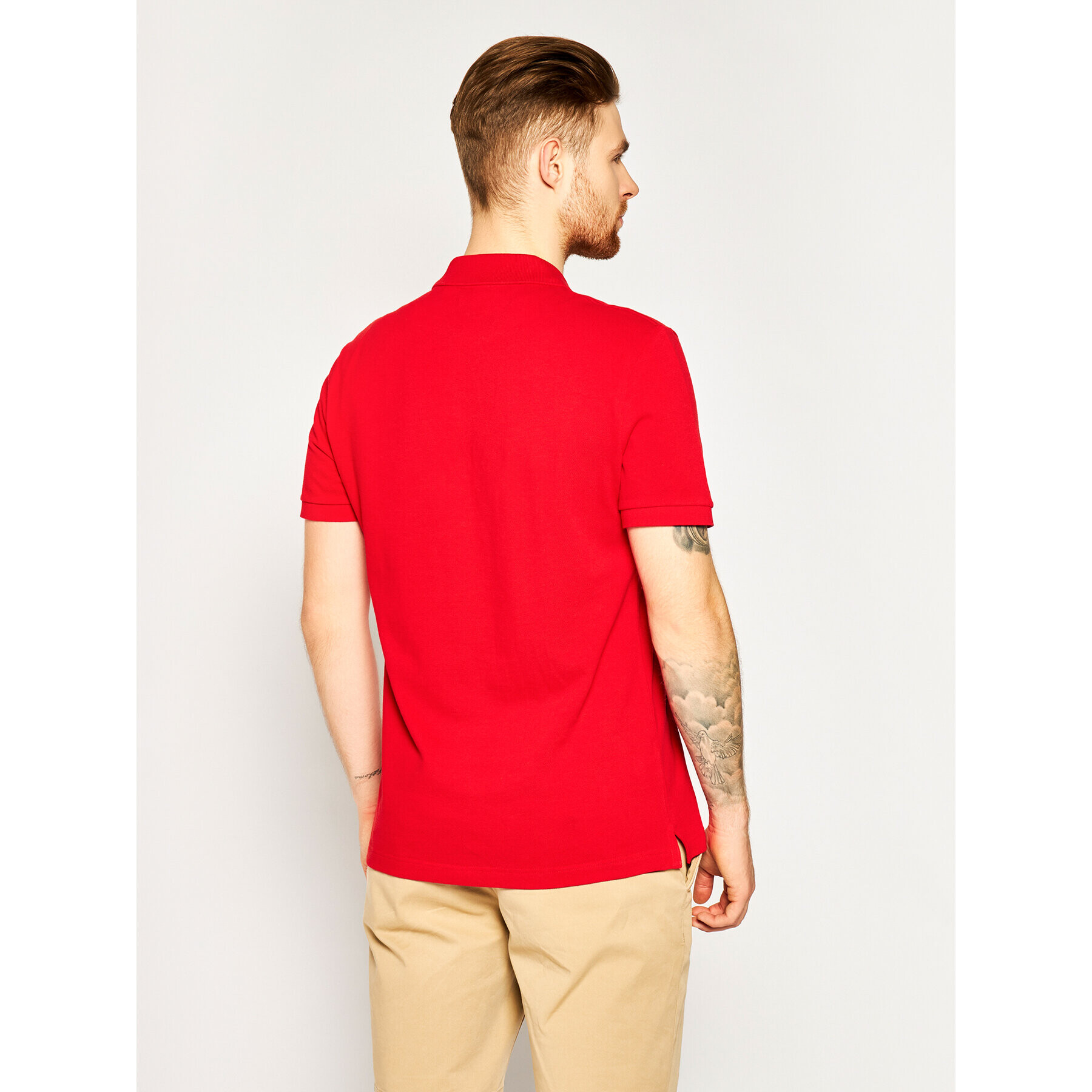 Lacoste Tricou polo PH4012 Roșu Slim Fit - Pled.ro