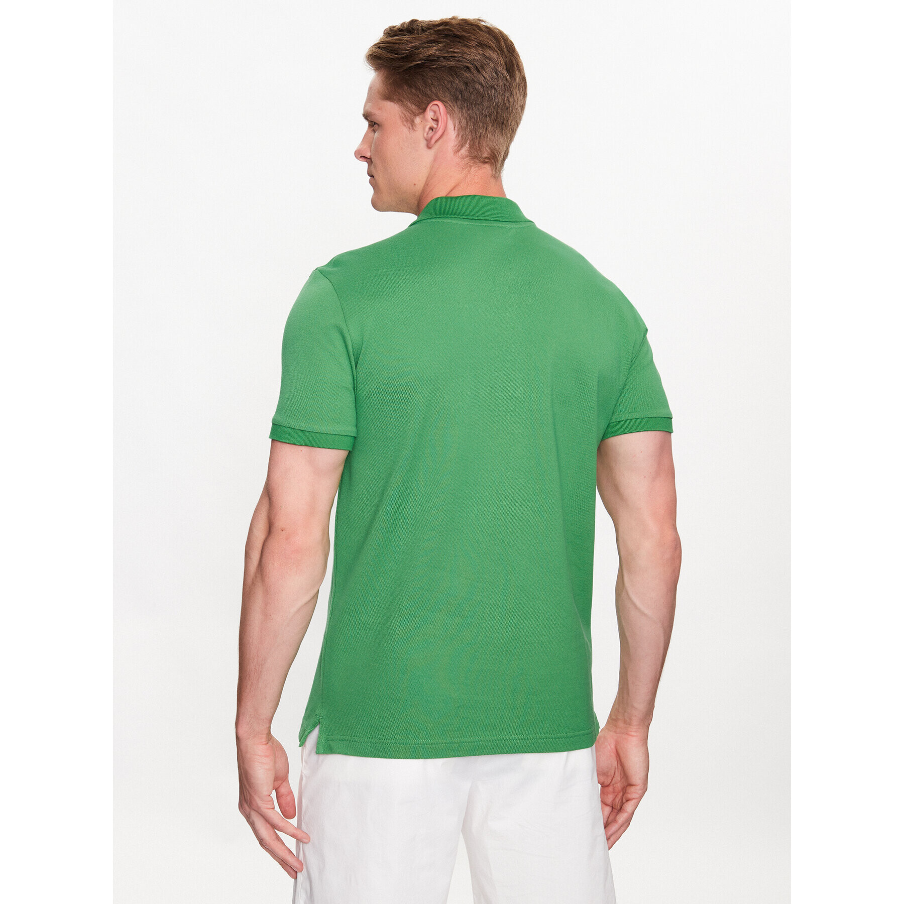 Lacoste Tricou polo PH4012 Verde Regular Fit - Pled.ro