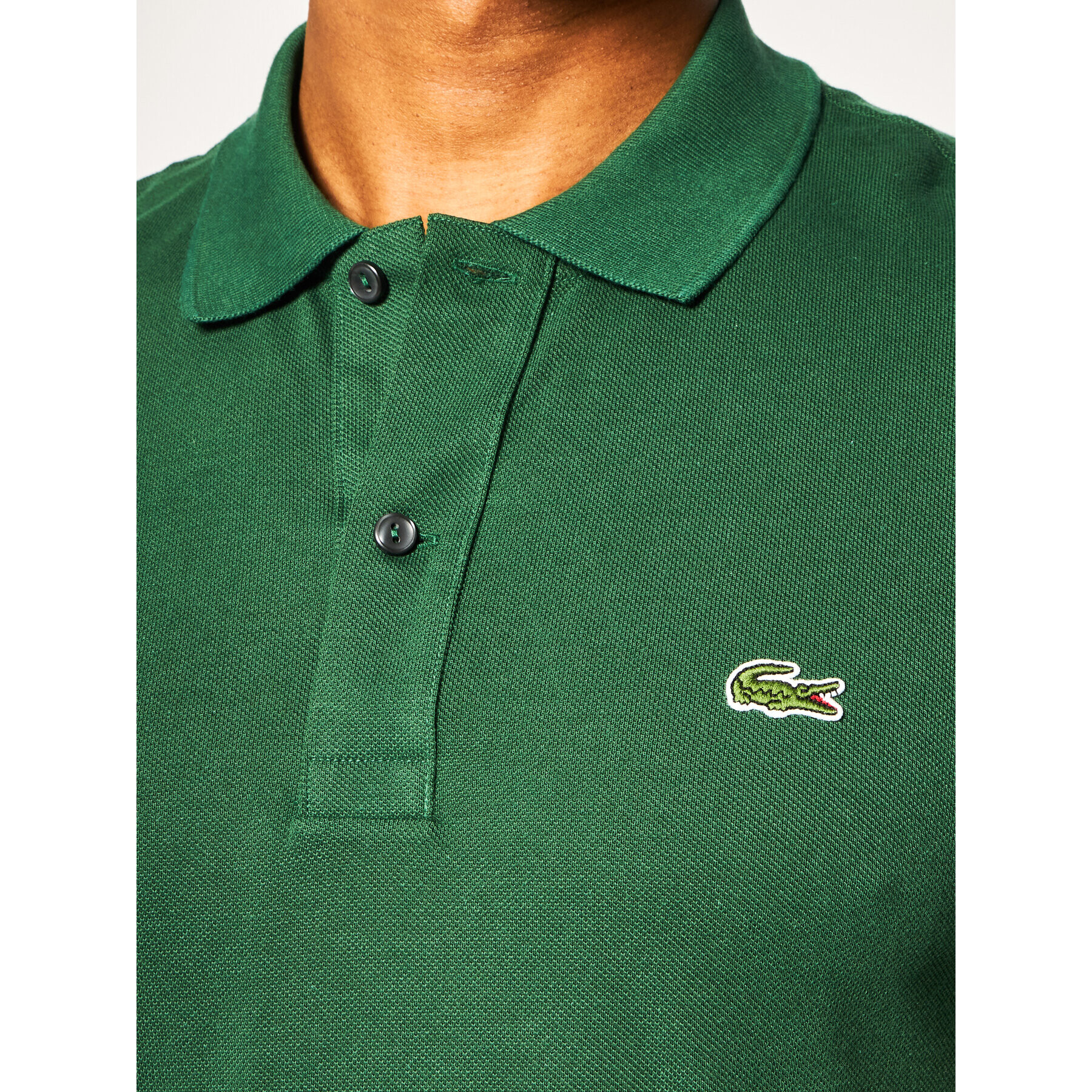 Lacoste Tricou polo PH4012 Verde Slim Fit - Pled.ro