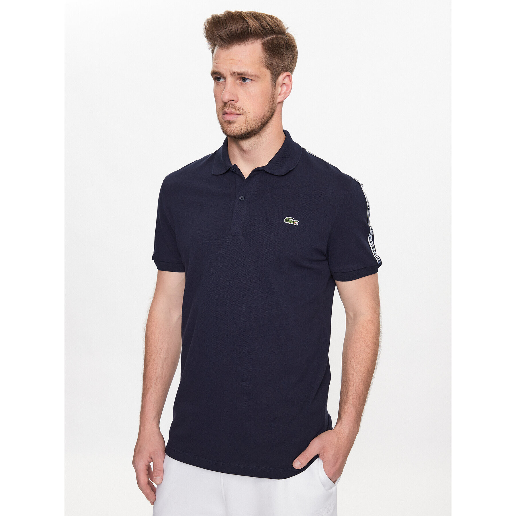 Lacoste Tricou polo PH5075 Bleumarin Regular Fit - Pled.ro