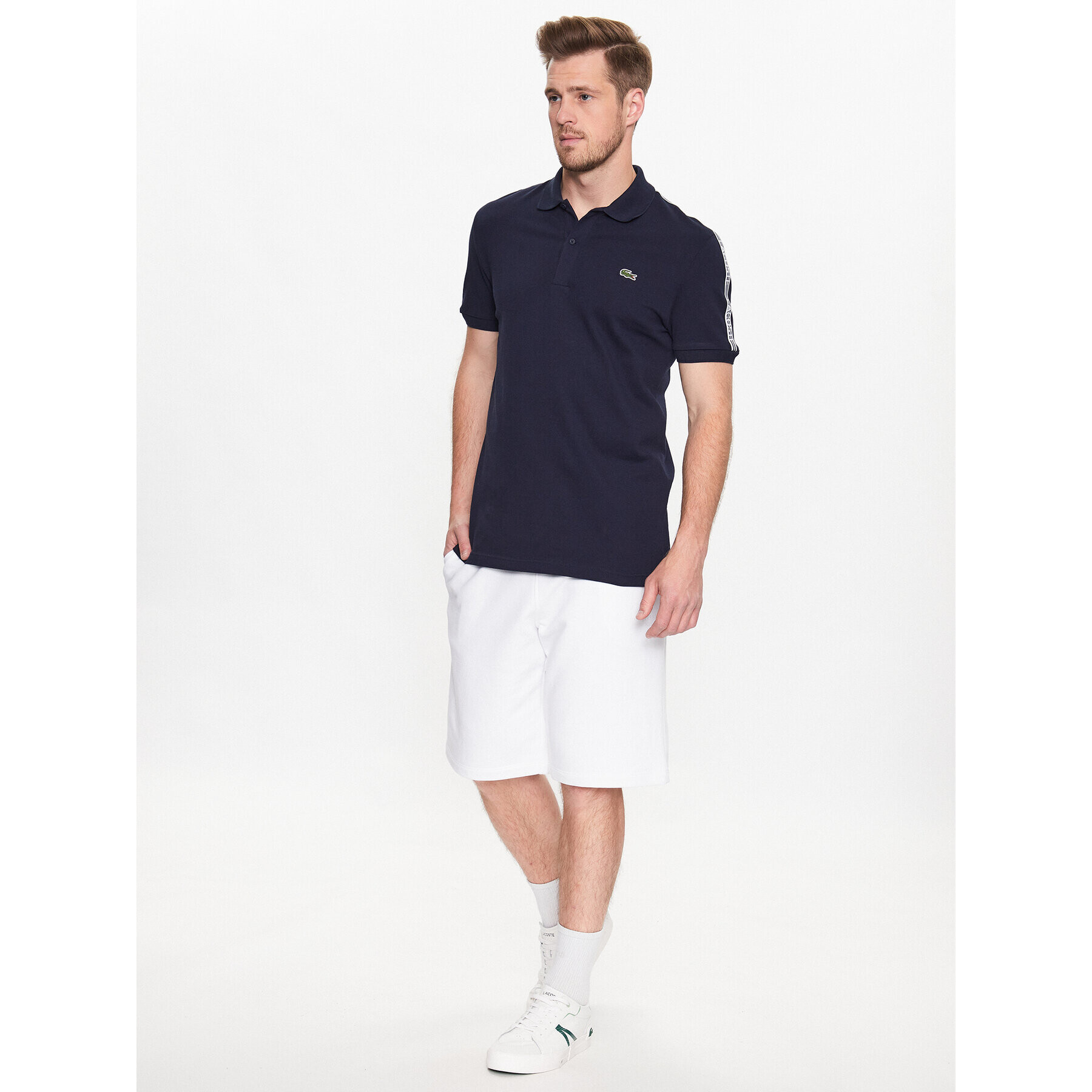 Lacoste Tricou polo PH5075 Bleumarin Regular Fit - Pled.ro