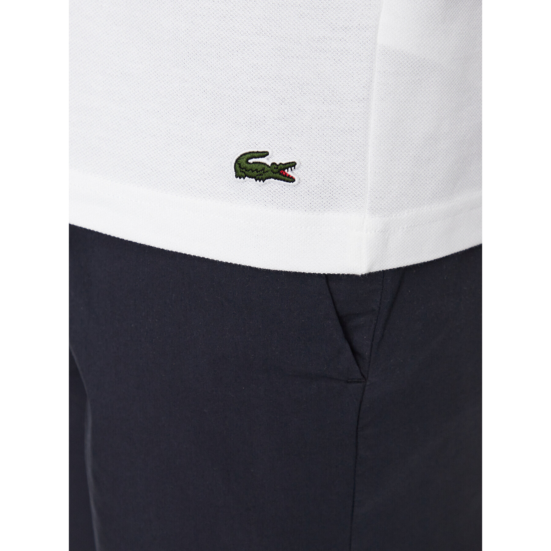 Lacoste Tricou polo PH5076 Alb Regular Fit - Pled.ro