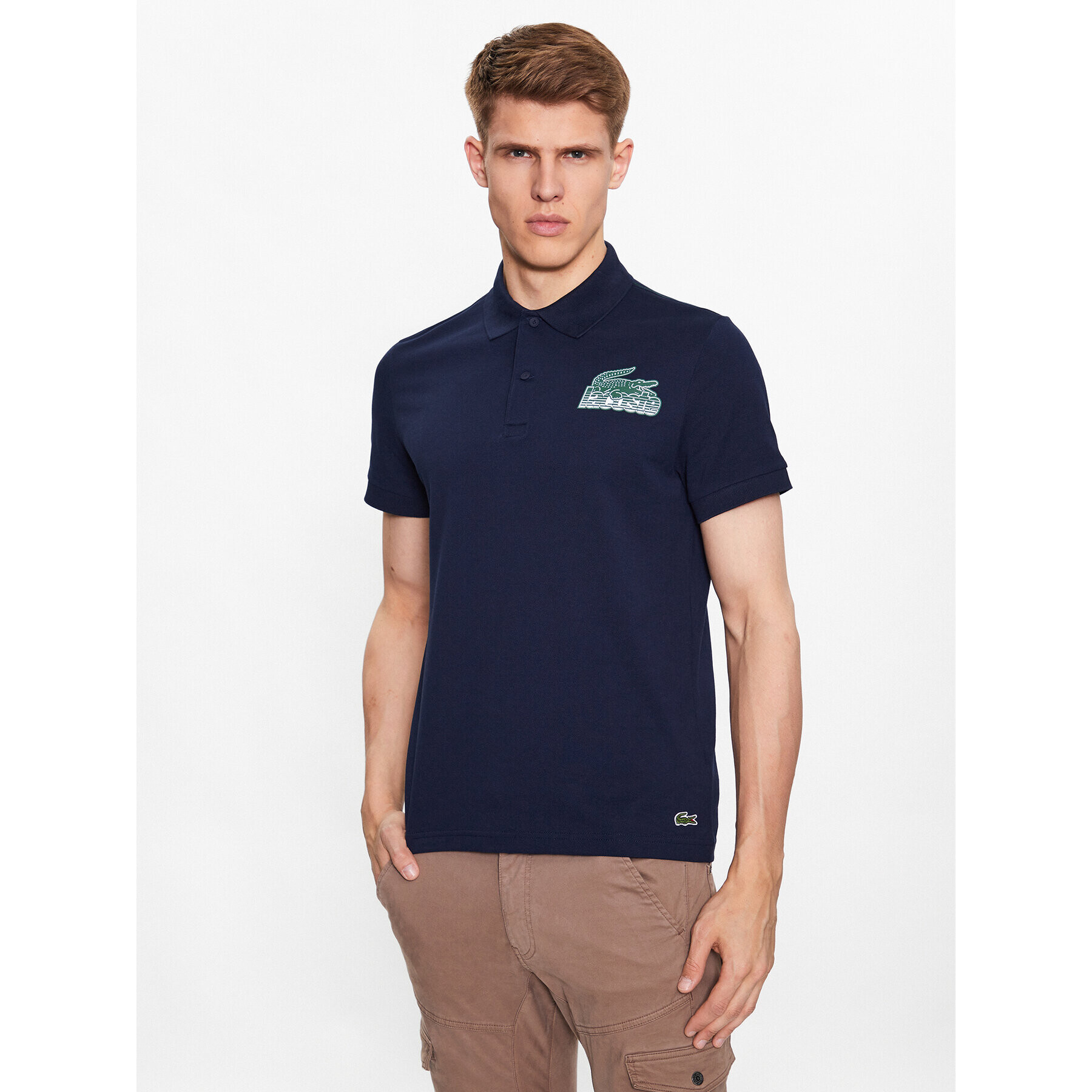 Lacoste Tricou polo PH5076 Bleumarin Regular Fit - Pled.ro