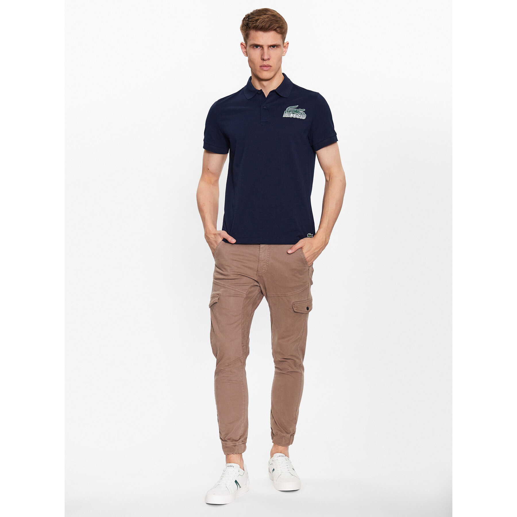 Lacoste Tricou polo PH5076 Bleumarin Regular Fit - Pled.ro