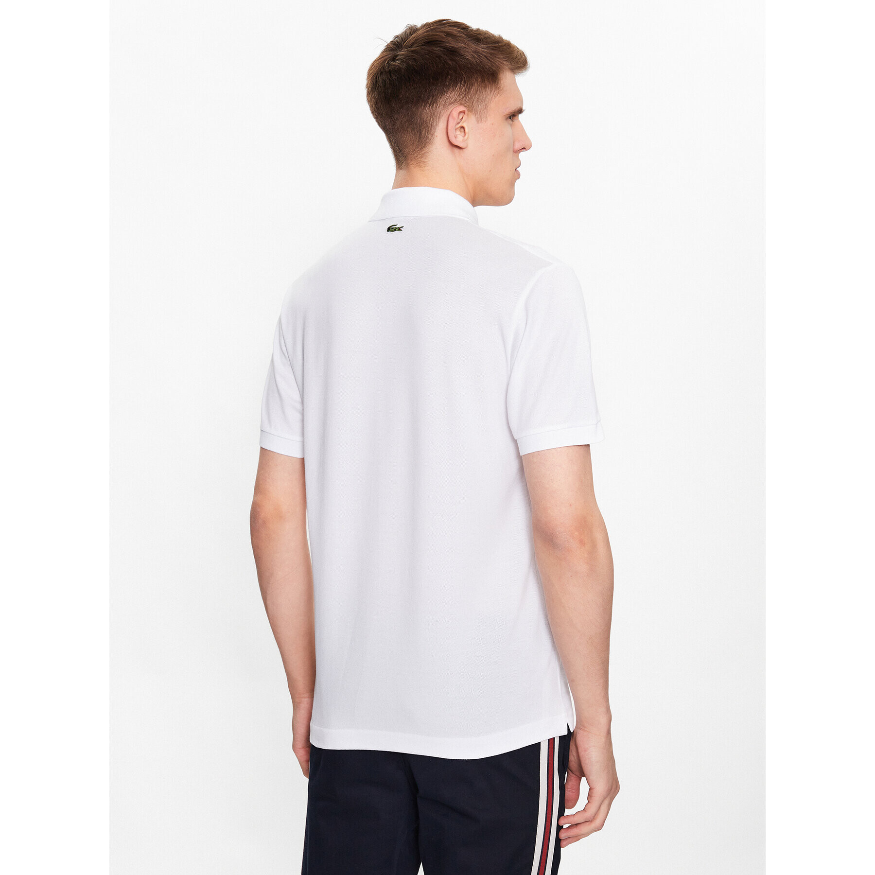 Lacoste Tricou polo PH7057 Alb Regular Fit - Pled.ro