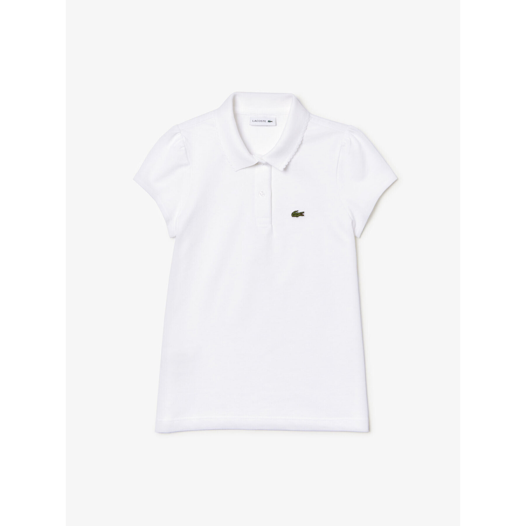 Lacoste Tricou polo PJ3594 Alb Regular Fit - Pled.ro