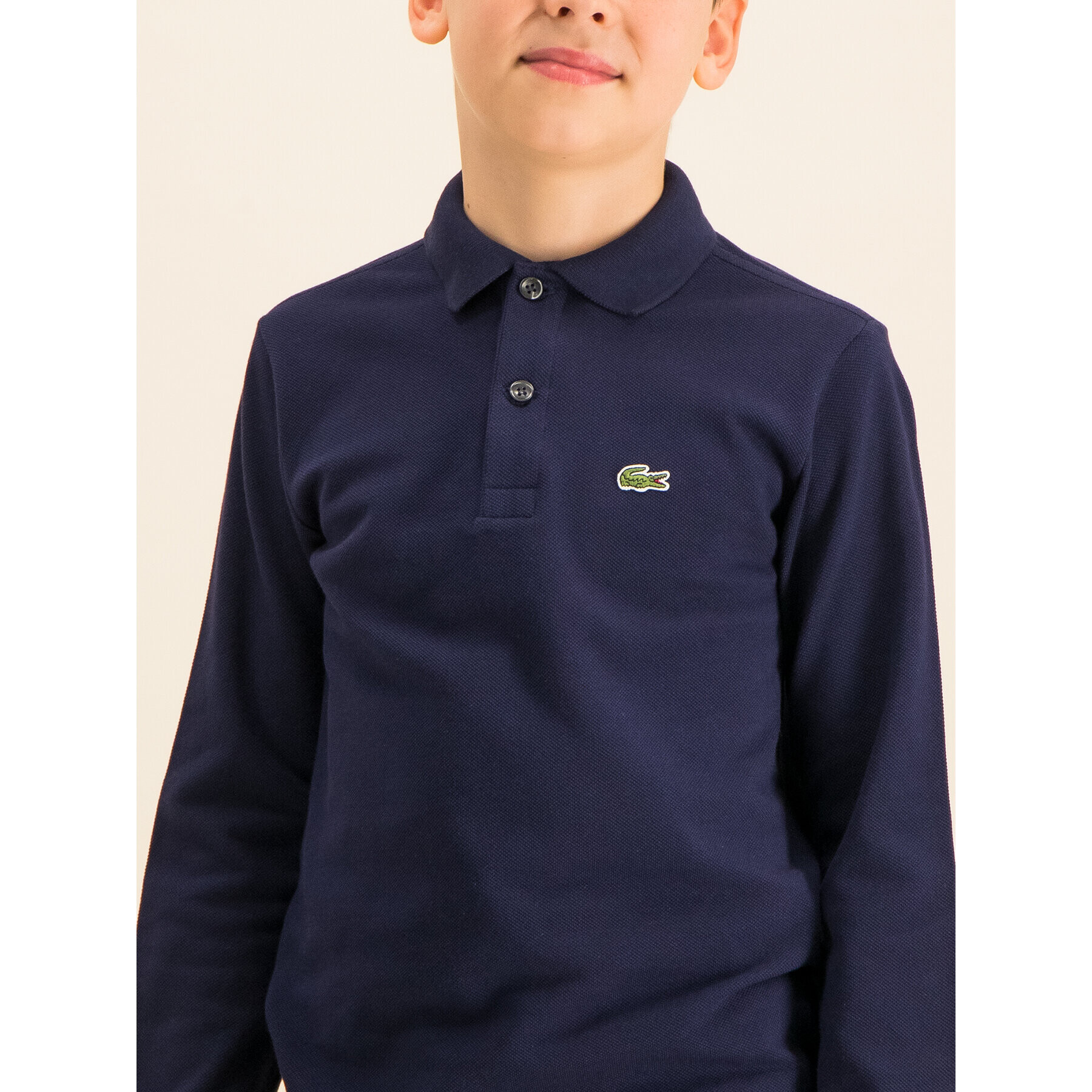 Lacoste Tricou polo PJ8915 Bleumarin Regular Fit - Pled.ro