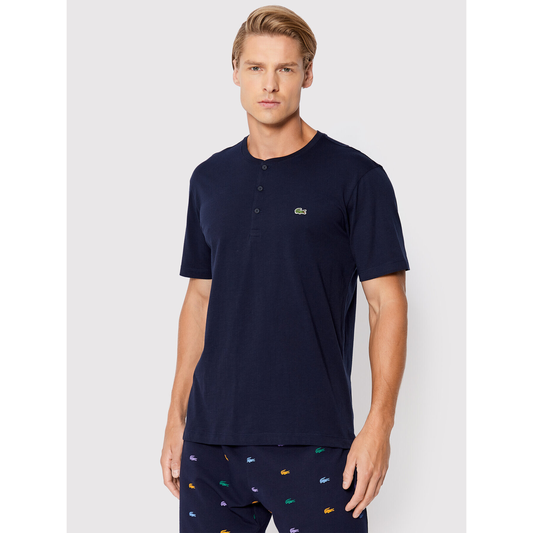 Lacoste Tricou polo TH0884 Bleumarin Regular Fit - Pled.ro