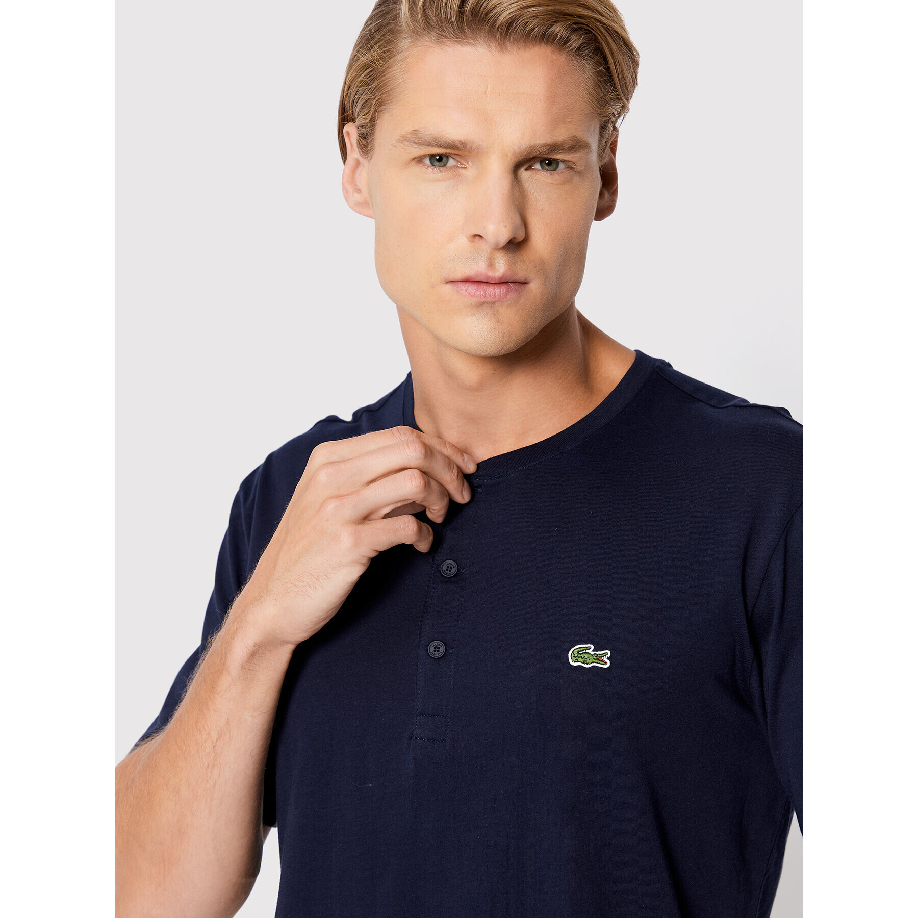 Lacoste Tricou polo TH0884 Bleumarin Regular Fit - Pled.ro